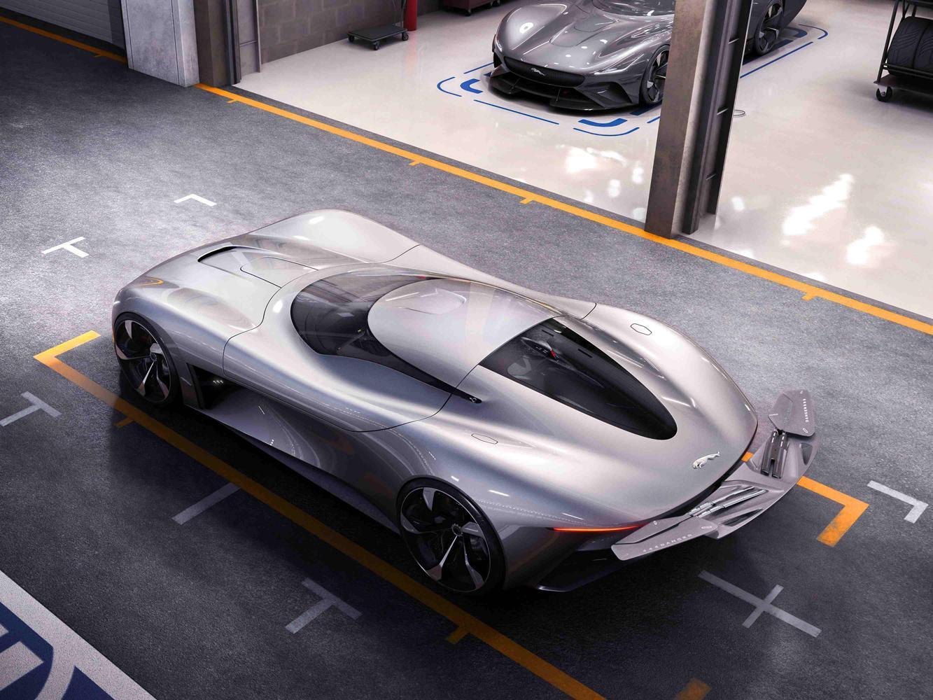 Jaguar Vision Gran Turismo Coupé設計靈感源自FIA Formula E電動方程式 I-TYPE 4及eTROPHY賽車。