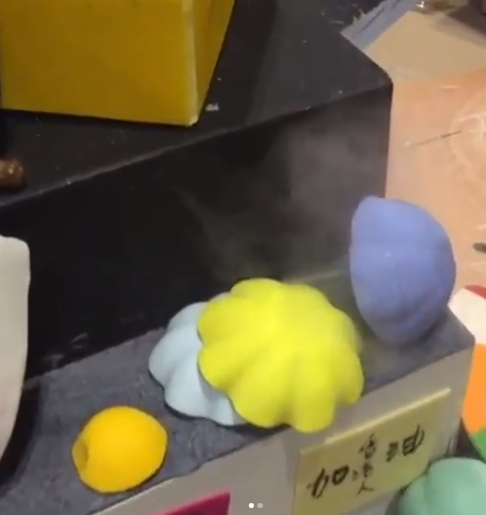 香港甜點店製作的「反送中蛋糕」,遭舉報港獨而撤銷參賽資格。(翻攝自3rd Space IG)