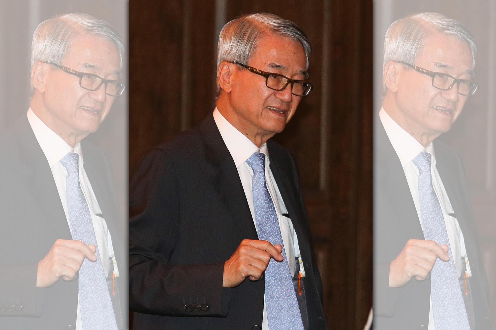 新光金董座吳東進（圖）因插旗新光三越失利，惹毛堂哥吳東興。（中央社）