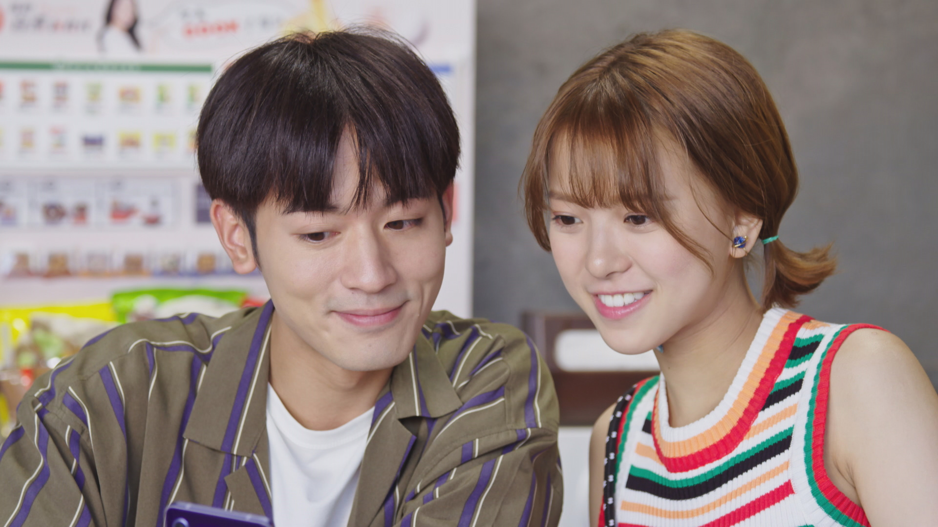 項婕如和小樂在劇中盡情放閃，也獲得粉絲支持。（台視提供）