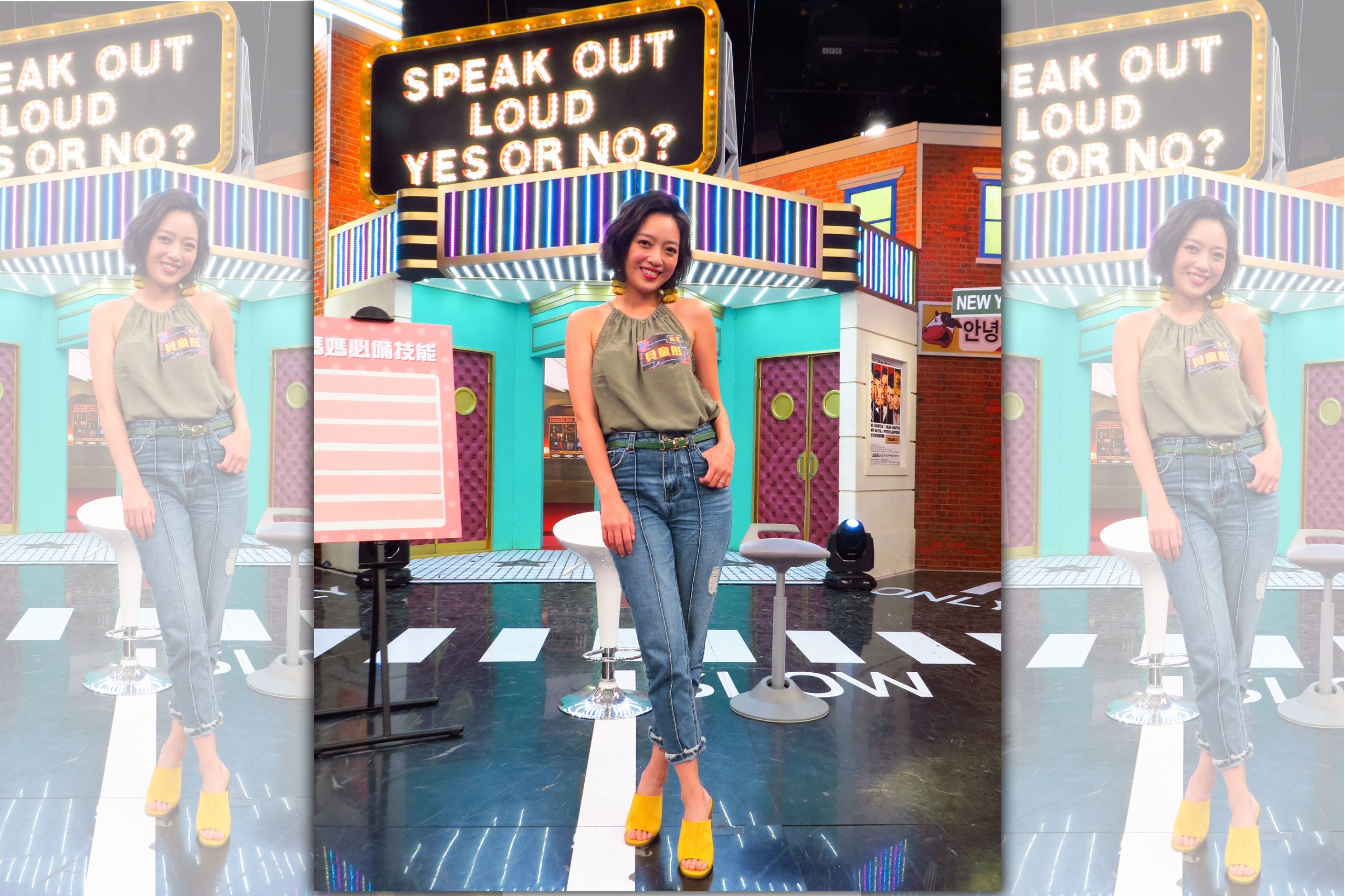 貝童彤訓練出可以陪小孩連玩兩個小時但不暈車的媽媽技能。（衛視）