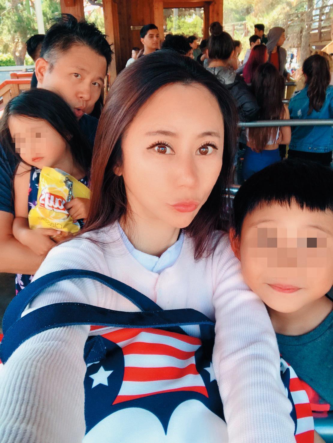 元祖小開張劭緯(左後)和安晨妤結婚以來,一向給人甜蜜幸福形象,沒想到卻驚爆婚姻觸礁。(翻攝自安晨妤臉書)