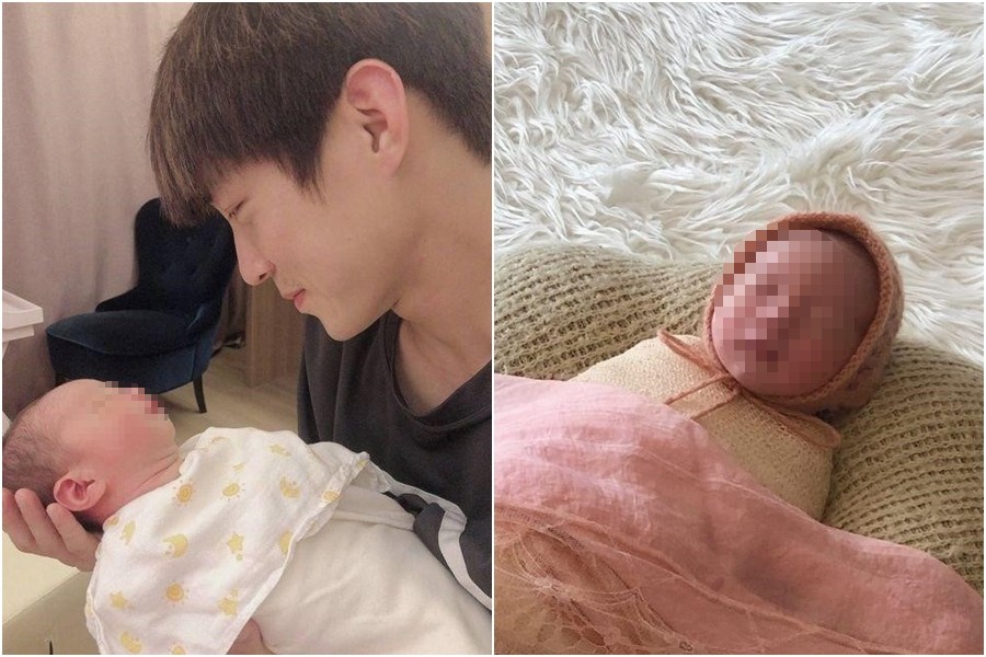 導慪在社群網站曬出兒子萌照，宣布升格新手爸爸。（翻攝自導慪IG）