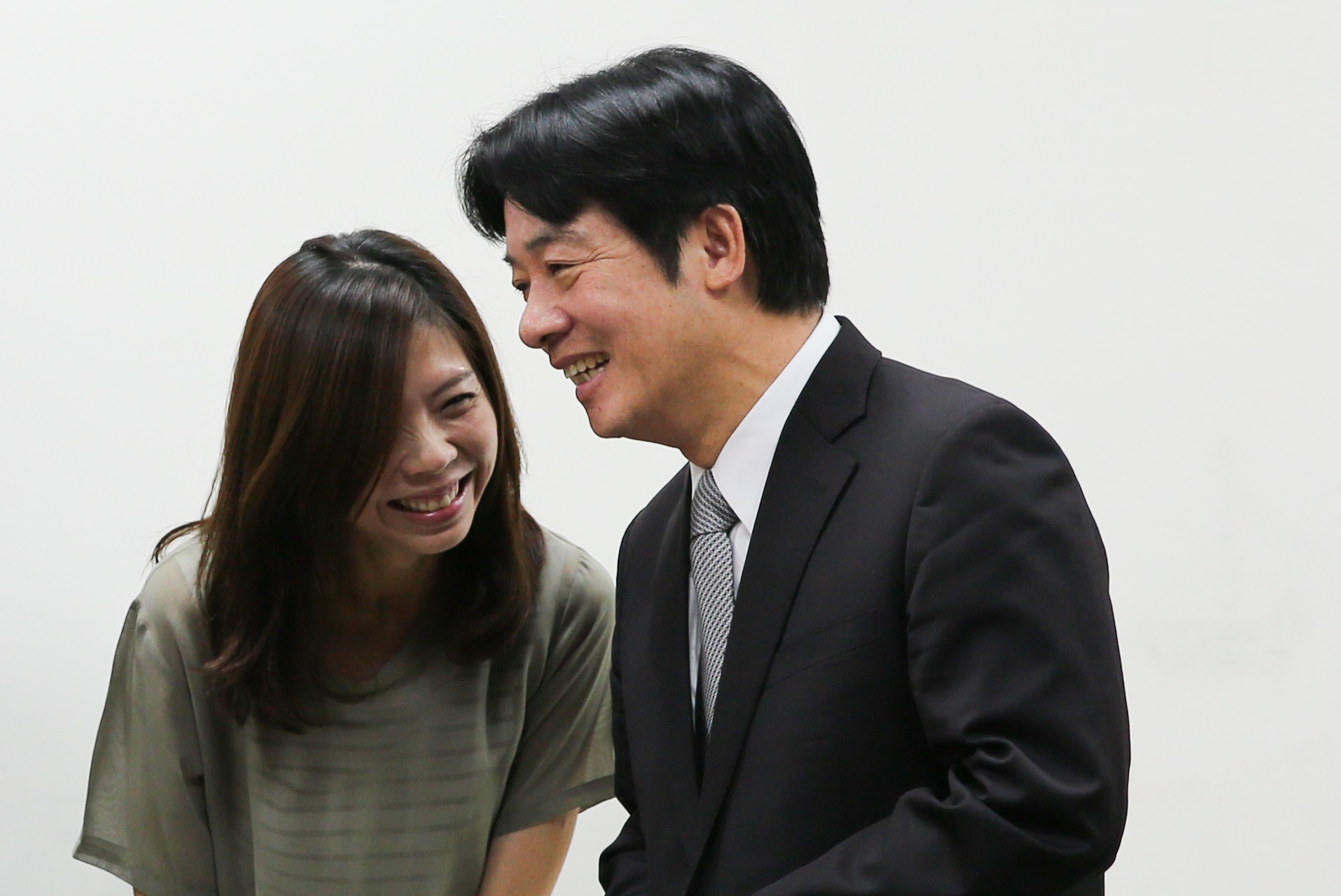 前行政院長賴清德將首度為非民進黨籍的現任立委洪慈庸站台，圖為資料照。