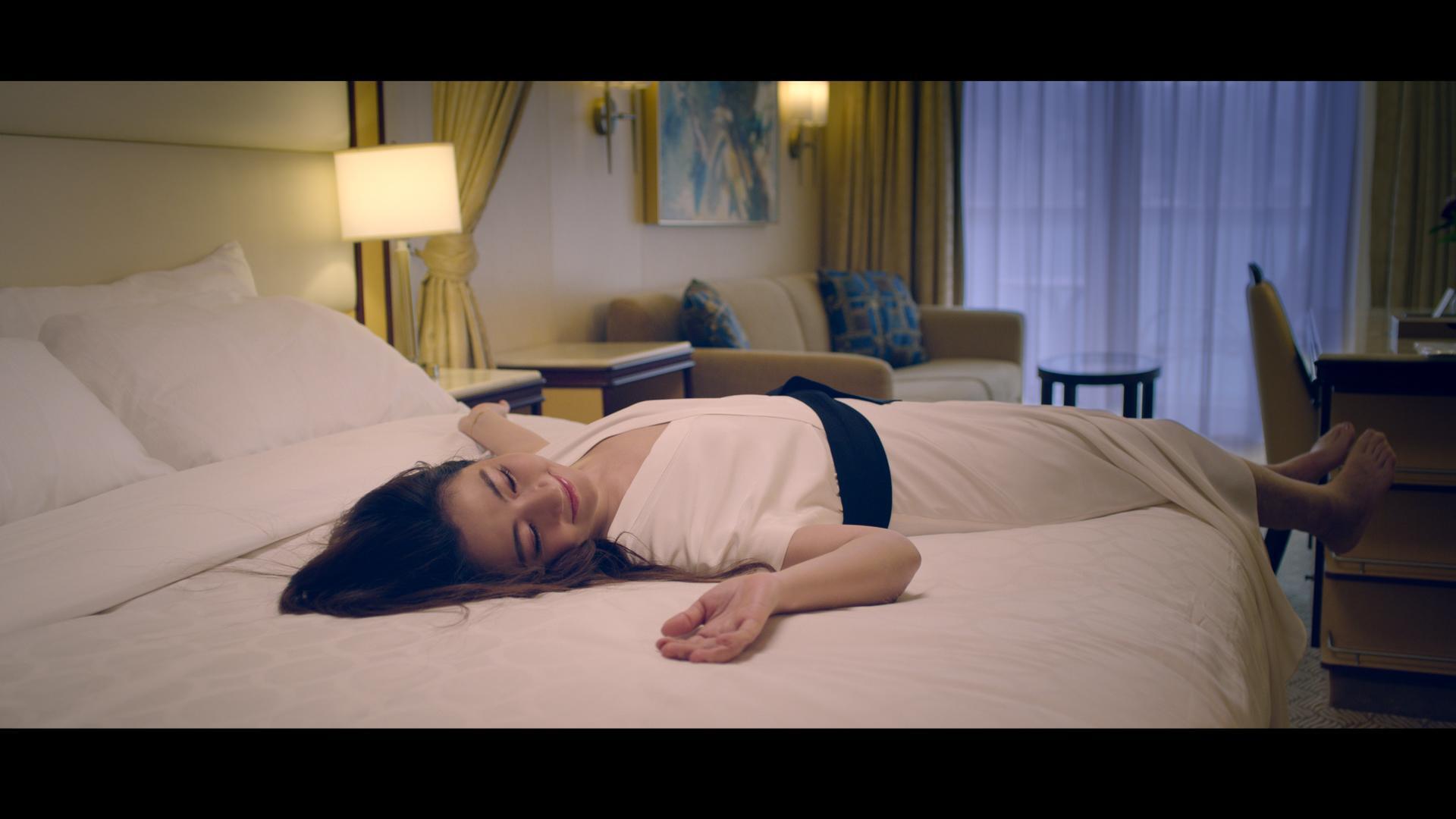 睡眠博士獨家設計的奢享床墊,Selina最喜歡在床上睡到被陽光叫醒,享受公主般的待遇。