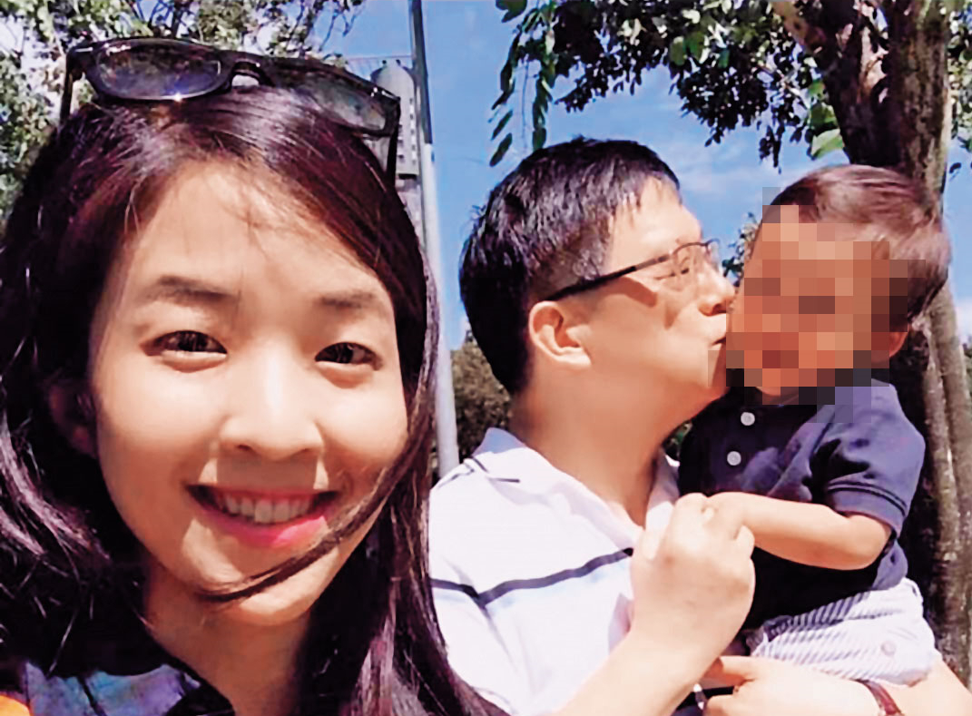 楊宇晨（左）常在臉書貼出和父親楊文虎（右）的合照，父女關係密切。（翻攝臉書）