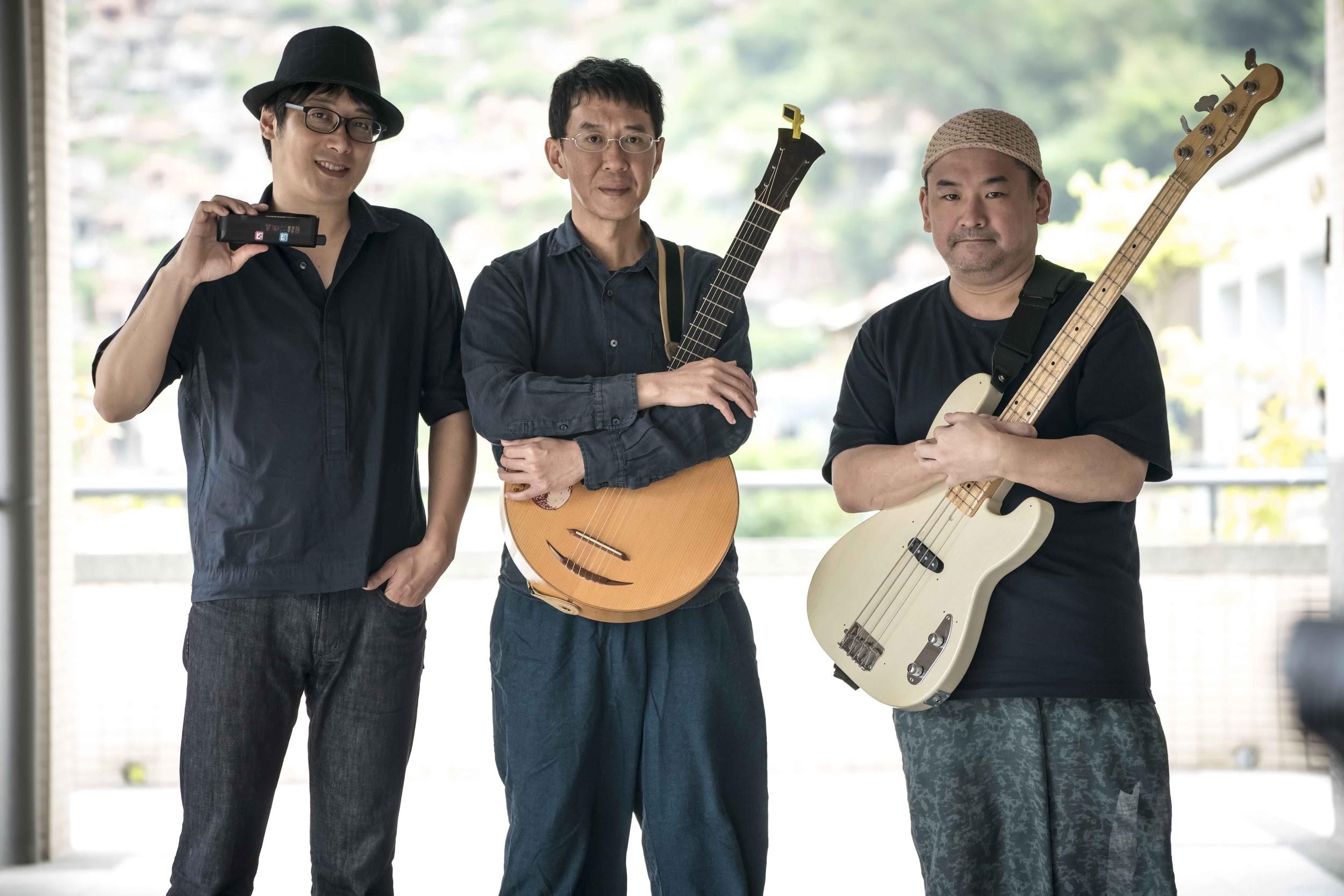林生祥（中）與鍾孟宏合作《陽光普照》配樂又進入新的層次。（甲上提供）