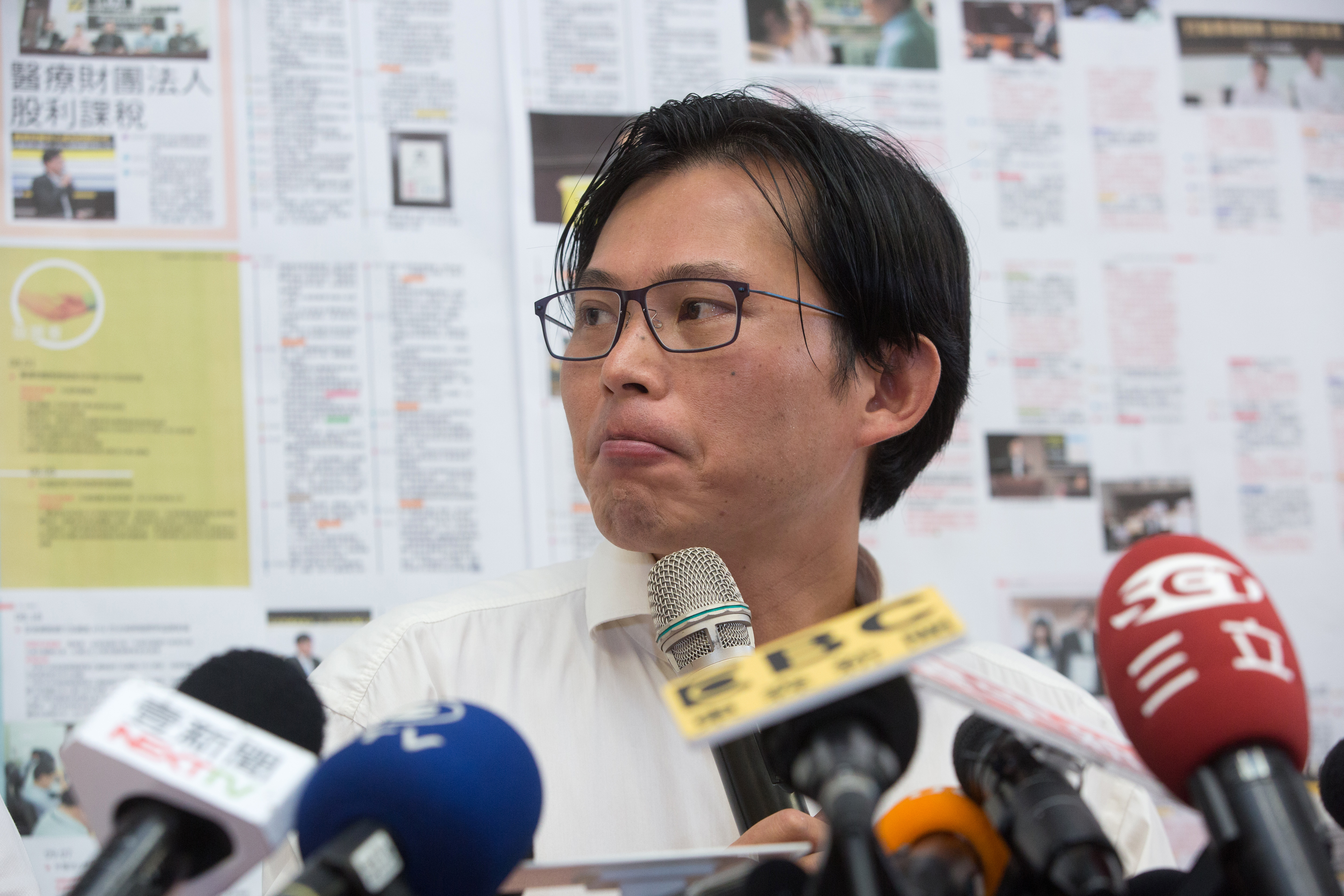 蔡壁如受訪時也談到不分區立委問題，「據說時力把黃國昌（圖）列在不分區4至6名，這其實有點危險。」（本刊資料照）