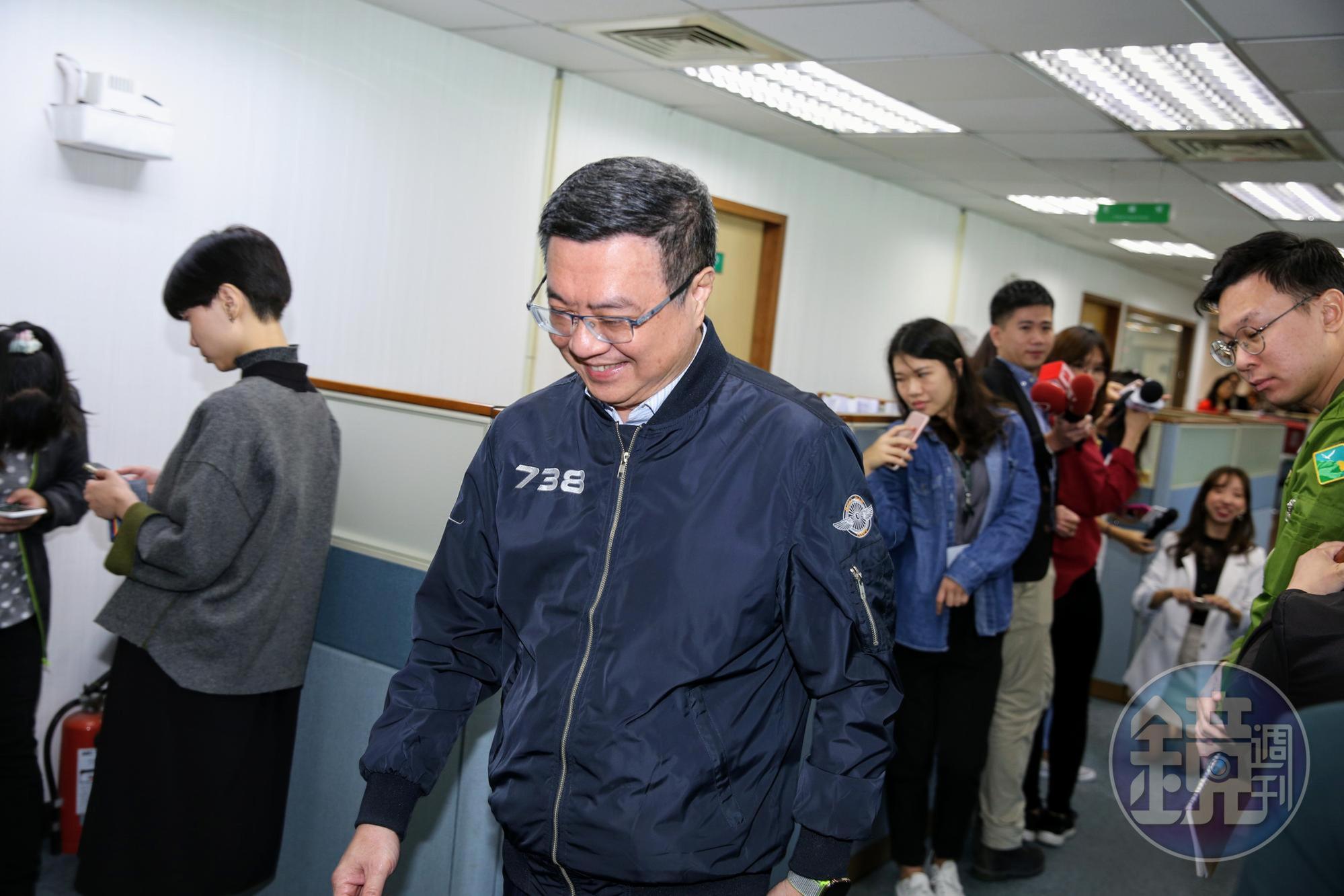 民進黨主席卓榮泰今出席中常會。