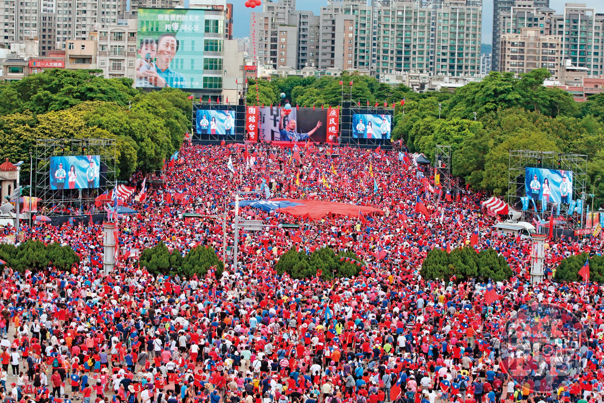 對許多國民黨的支持者來說，韓國瑜是讓他們再度一起站出來的理由。