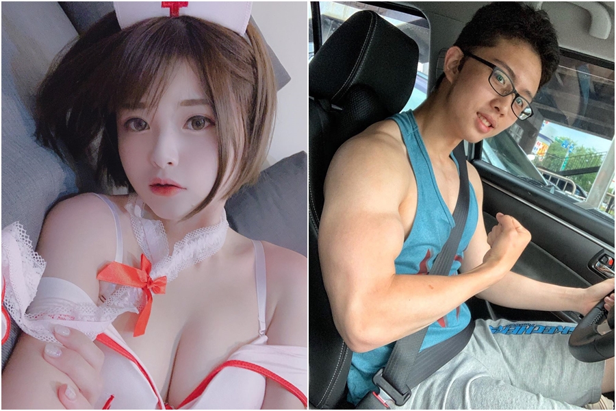 米砂（左圖）和孫安佐（右圖）約砲慘遭酸民攻擊，她在日前在IG發表負面文字，令粉絲相當擔心。（左圖翻攝自米砂IG、右圖翻攝自孫安佐IG）