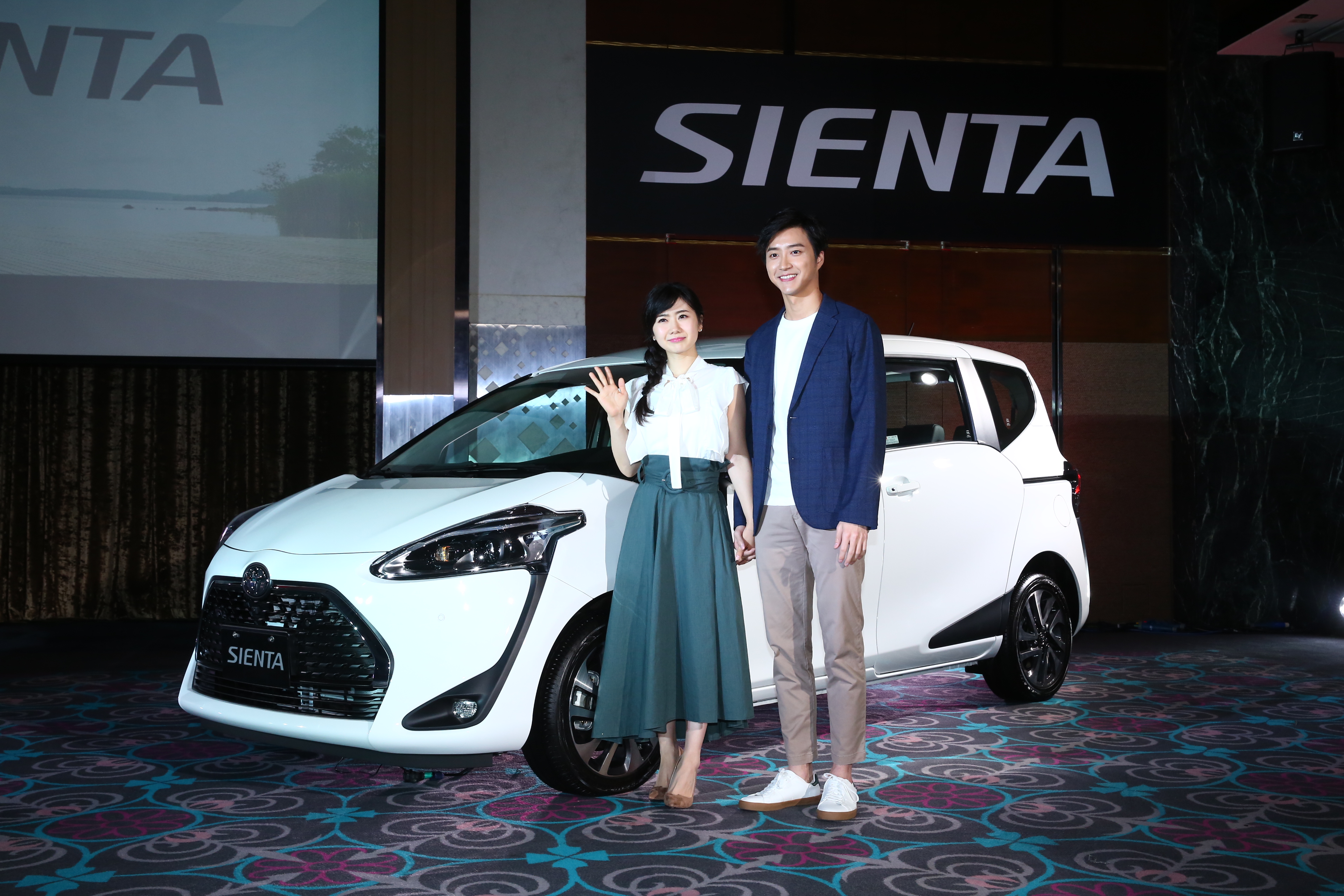 為傳遞SIENTA為每個家庭帶來的美好幸福，和泰車也特別邀請福原愛與江宏傑擔任代言人。