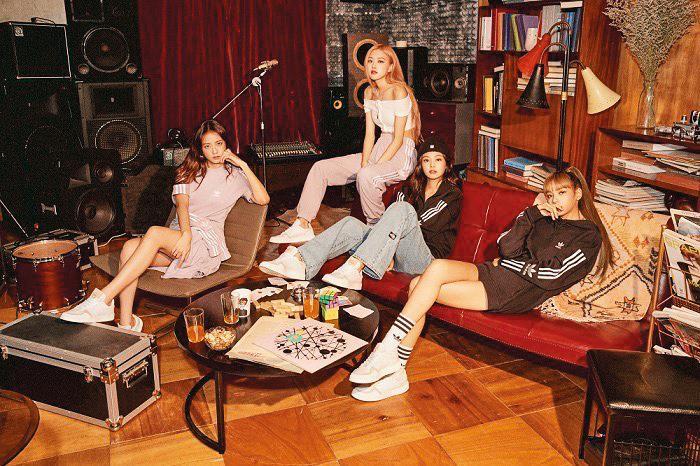 今年秋冬BLACKPINK與adidas Originals合作。(adidas Originals提供)