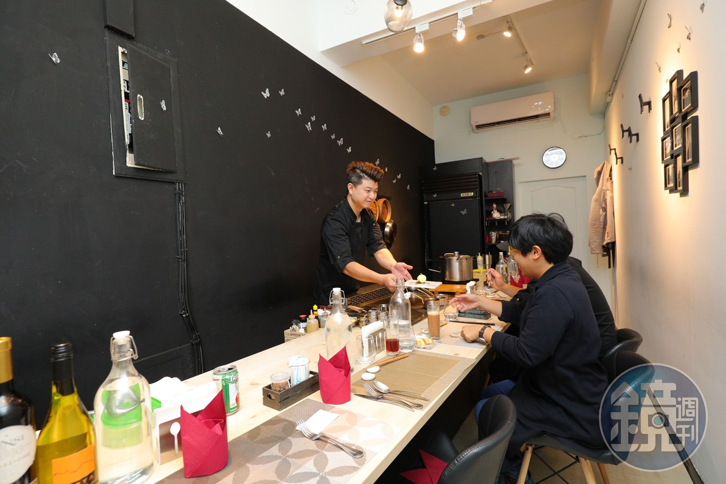 只能容納8個人的鐵板燒小店「鐵 F.f Teppanyaki」。
