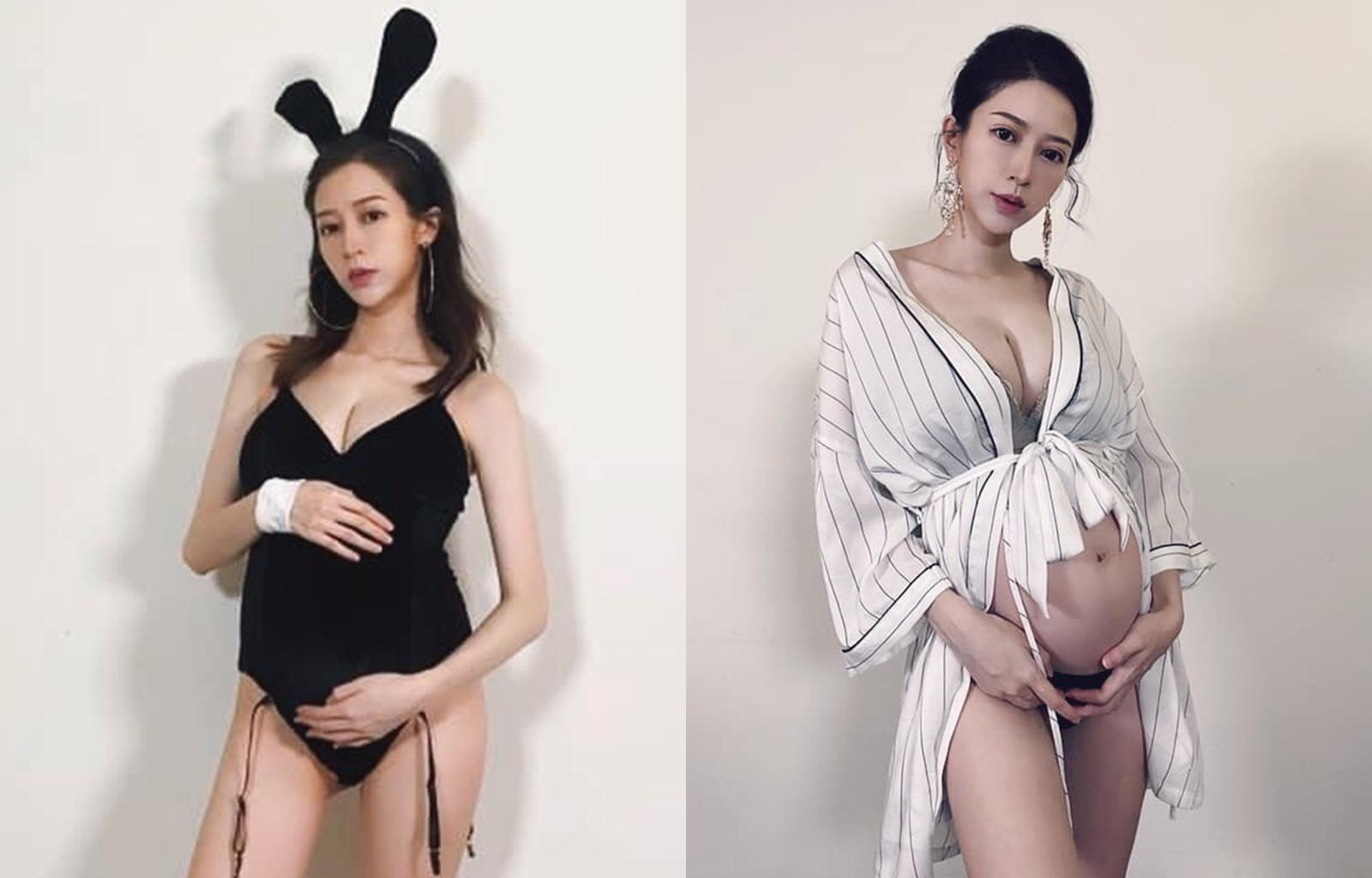 Vivian四肢纖細，臉蛋看不出已經懷胎九月。（艾迪昇傳播提供）