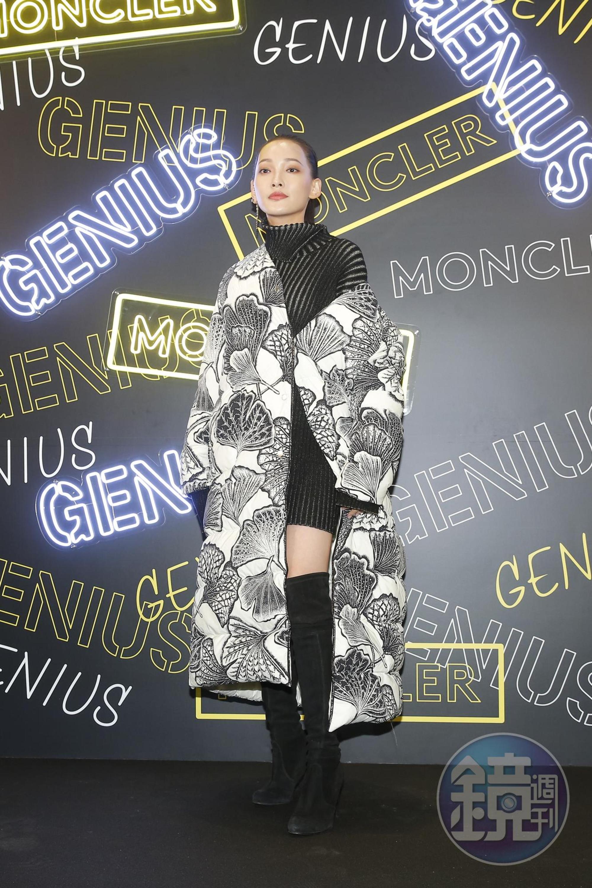 林映唯出席MONCLER Genius台灣限時概念店派對。