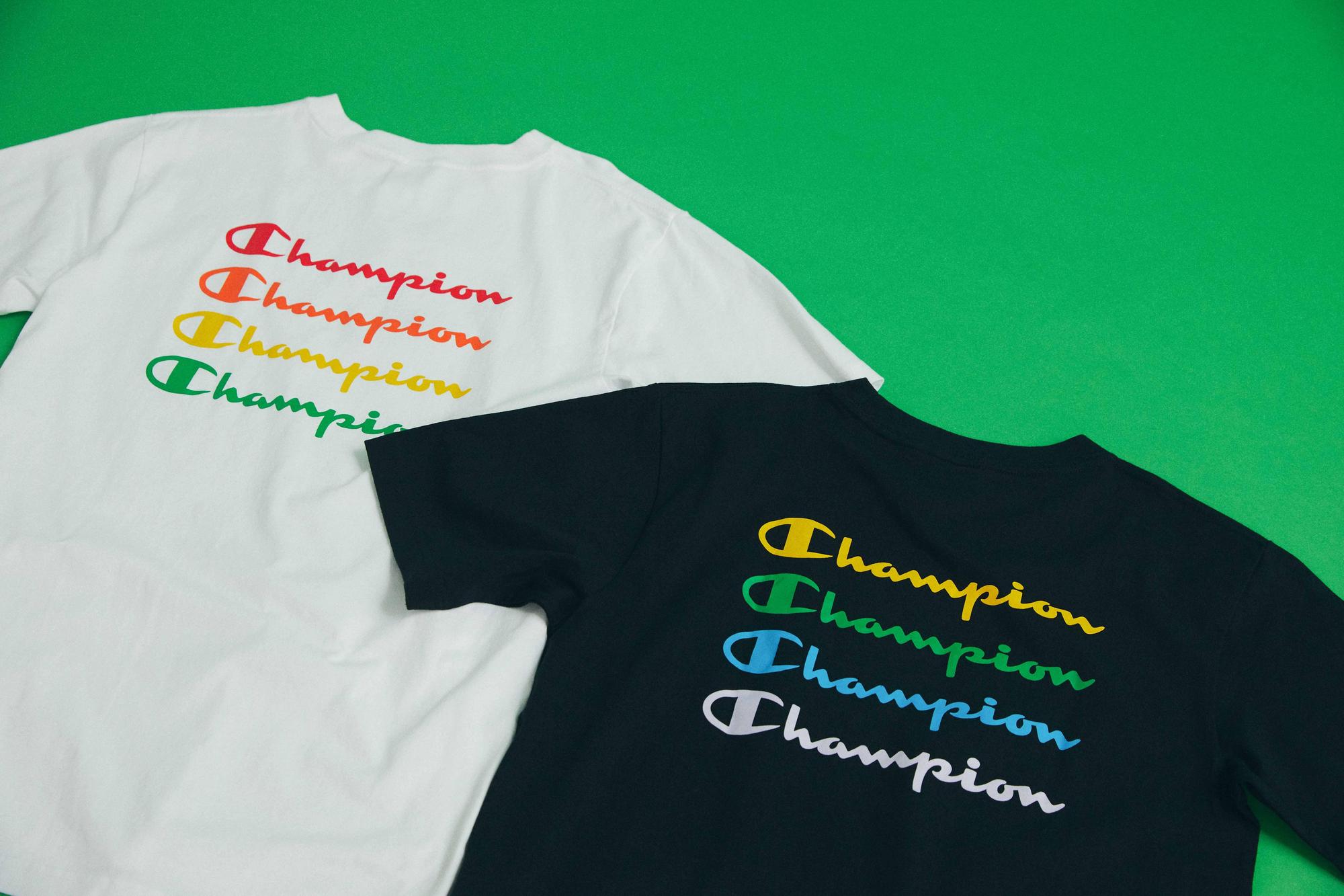 Champion台北101彩虹限定短T。NT$2,080(Champion Taiwan)