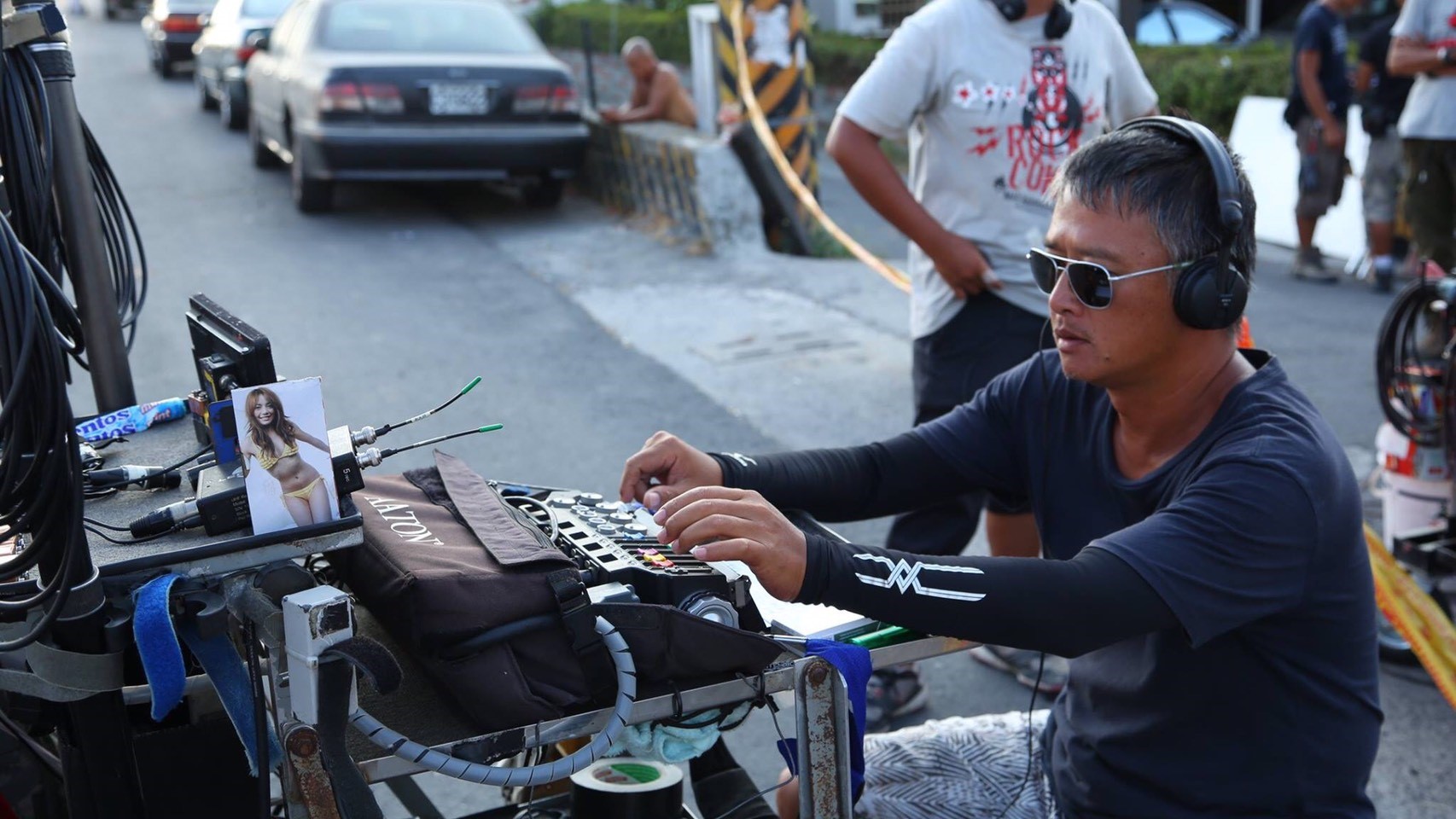 錄音師湯湘竹進入電影圈工作將近30年。（湯湘竹提供）