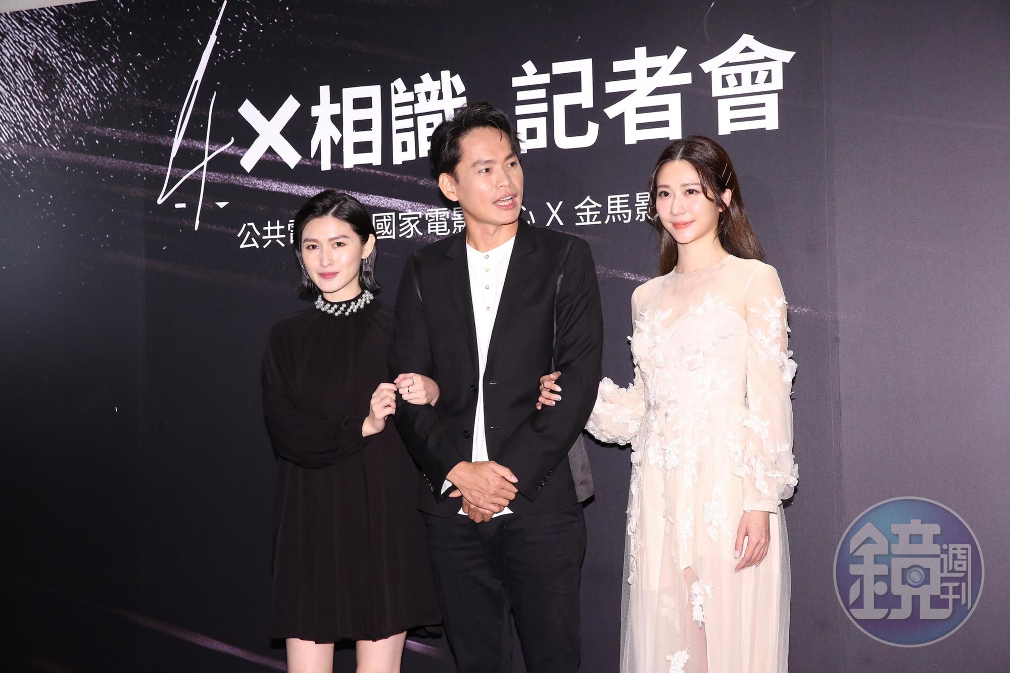 管罄（左起）、管罄、張景嵐，在《4X相識》系列中，演出《隨片登台》，重現台語片的許多趣事。