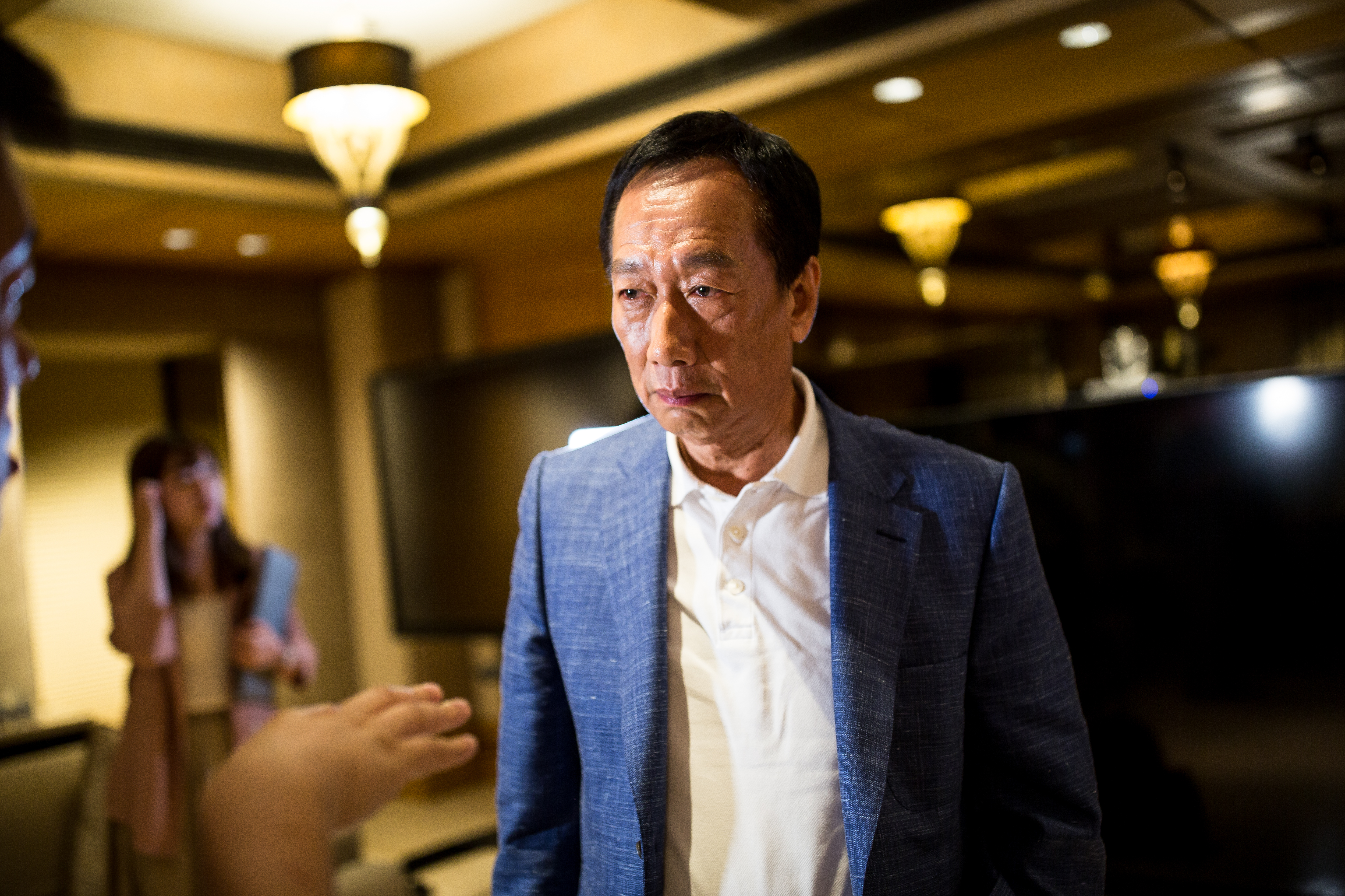 郭辦陣營今早聽聞親民黨有意共組「郭宋配」，發言人蔡沁瑜強調，郭台銘（圖）不會參加2020總統大選。（本刊資料照）