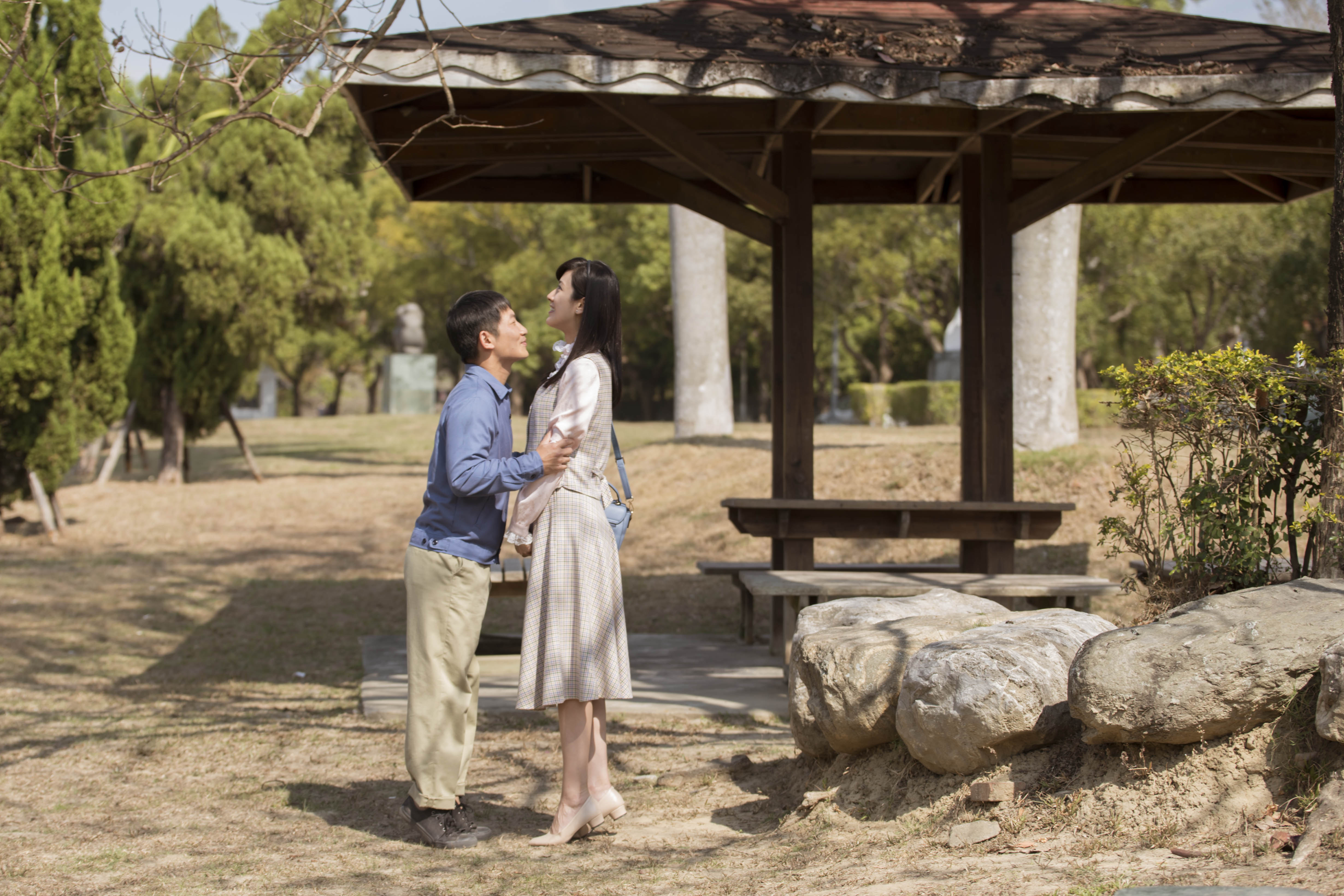 蔡昌憲與田羽安這對「長短腳之戀」,吻戲該如何拍令2人大傷腦筋。