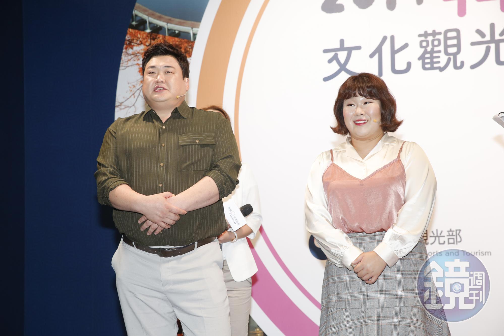金峻鉉與金珉京對台灣夜市的印象深刻，也都挑戰過臭豆腐這一道美食。