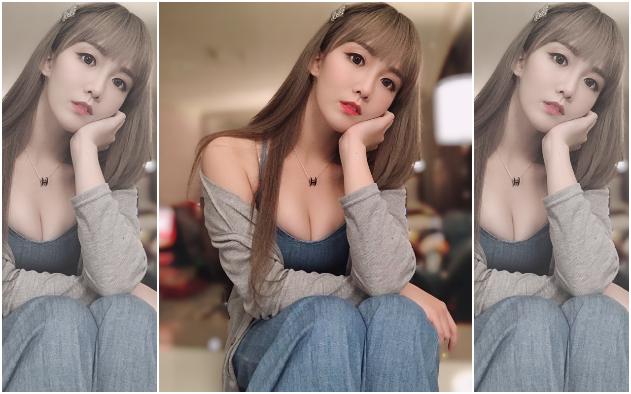 牙助轉做直播主的牛奶兒，因長相甜美而擁有不少粉絲。（up live提供）