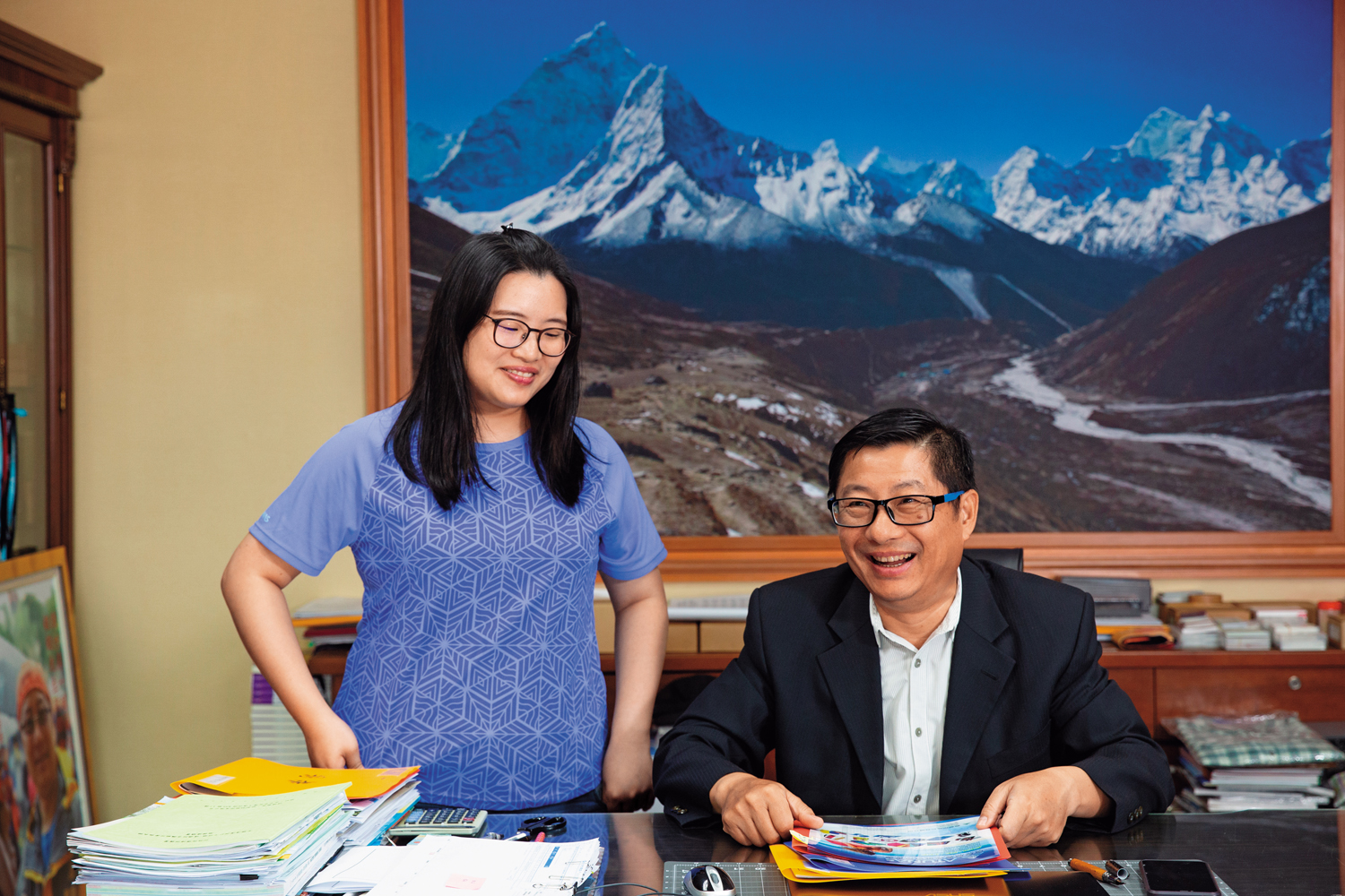 程鯤的大女兒程瑩如去年也進入公司擔任特助工作，幫助父親處理大小事。