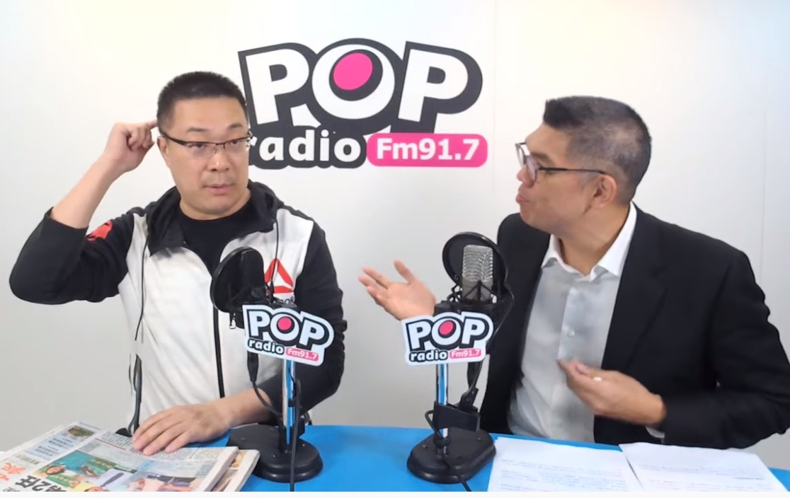 連勝文接受電台訪問，透露國民黨英雄宴大咖紛紛缺席的原因。（翻攝自Youtube）