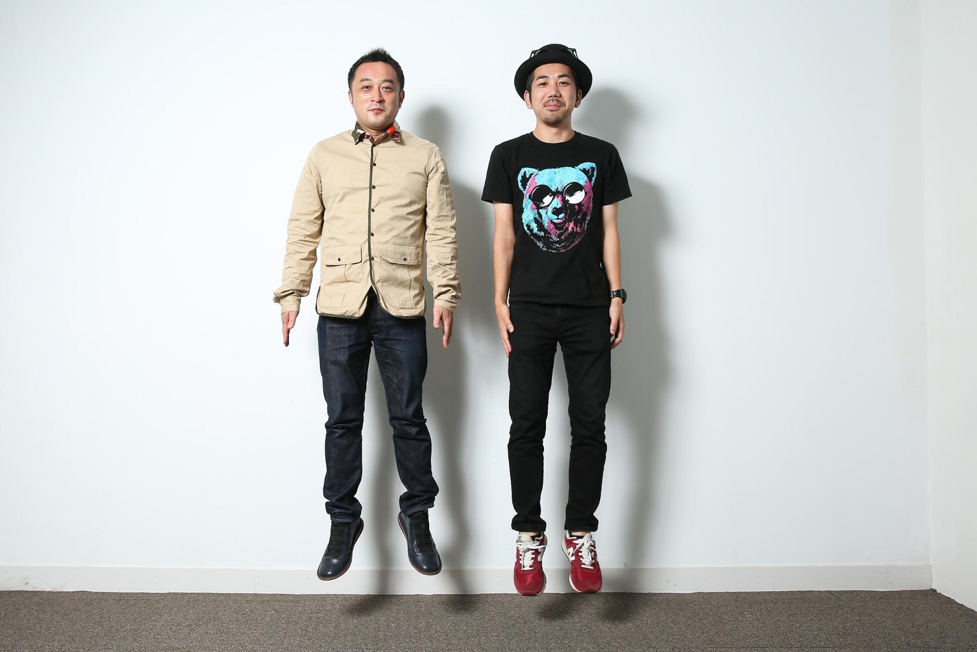 淺沼直也（右）形容與中泉裕矢（左）的關係，比起摯友更像戰友。