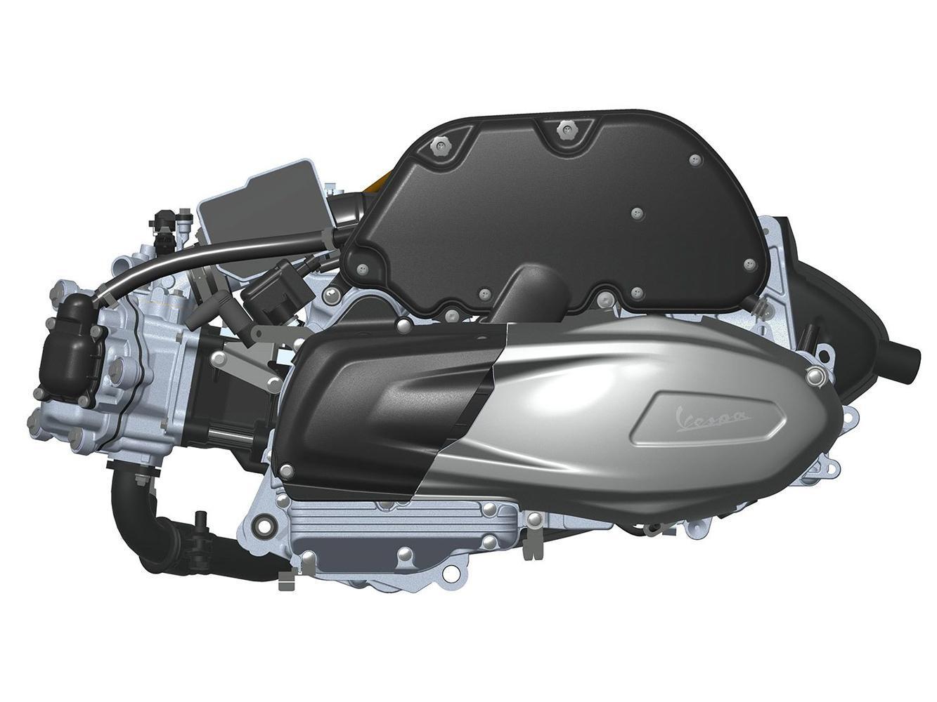 全新Vespa GTS 300 Super Tech的HPE(High Performance Engine)引擎。