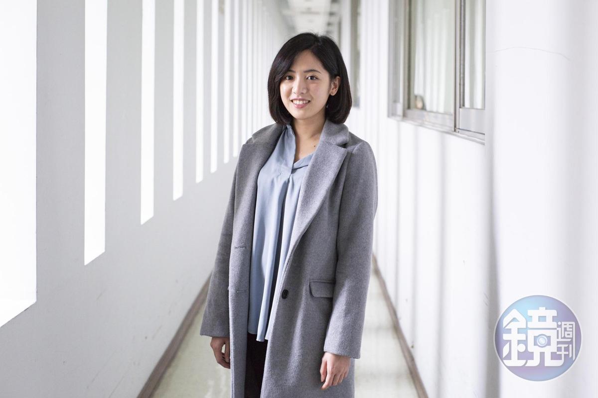 柯文哲在衡量黃瀞瑩（圖）目前的資歷後，認為她尚需要一段時間磨練，因此最後未將她排入不分區安全名單之內。