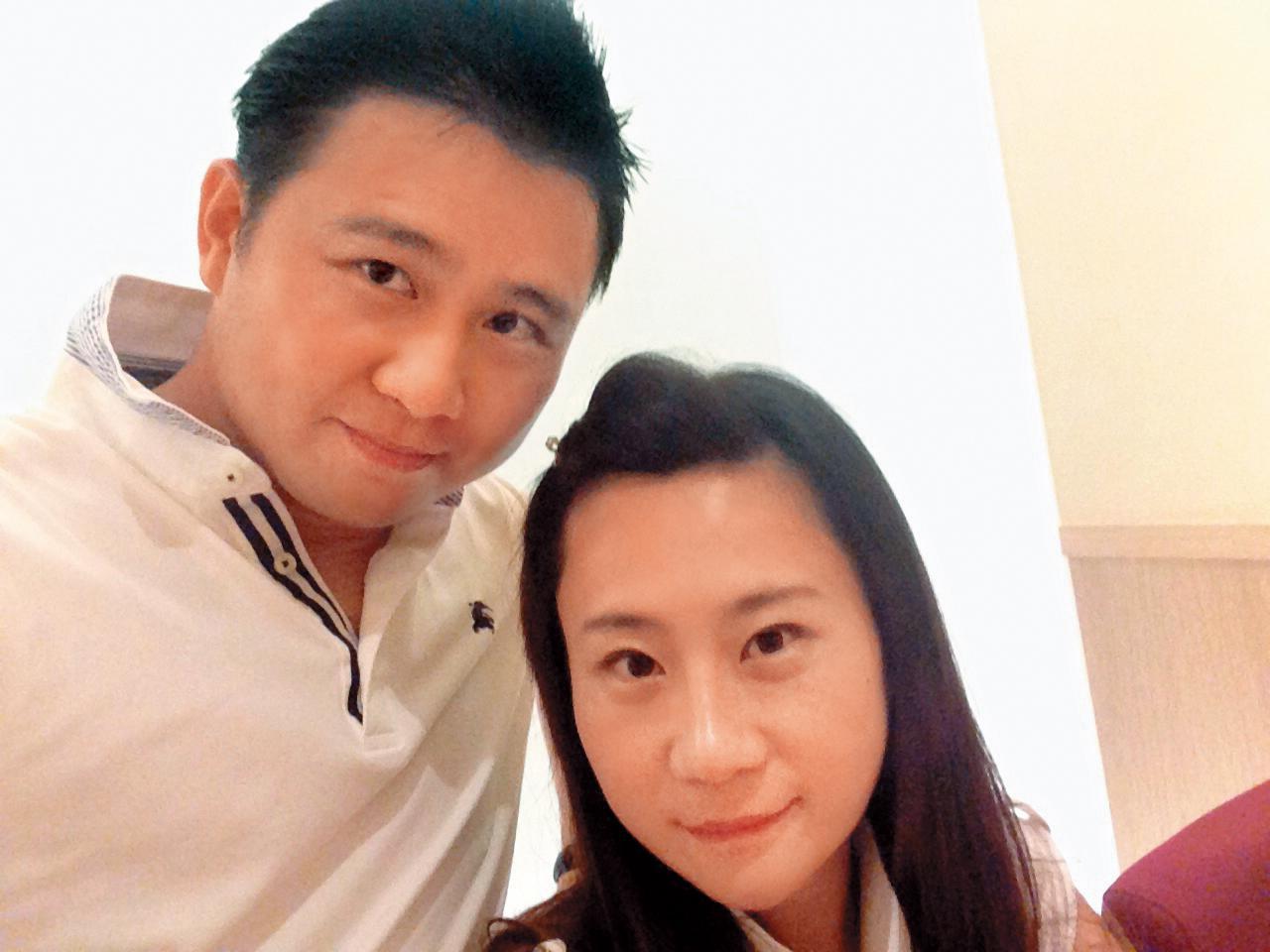 張劭緯(左)、安晨妤(右)結婚以來一向給外界甜蜜、幸福形象,沒想到日前驚爆婚姻觸礁。(翻攝自張劭緯臉書)