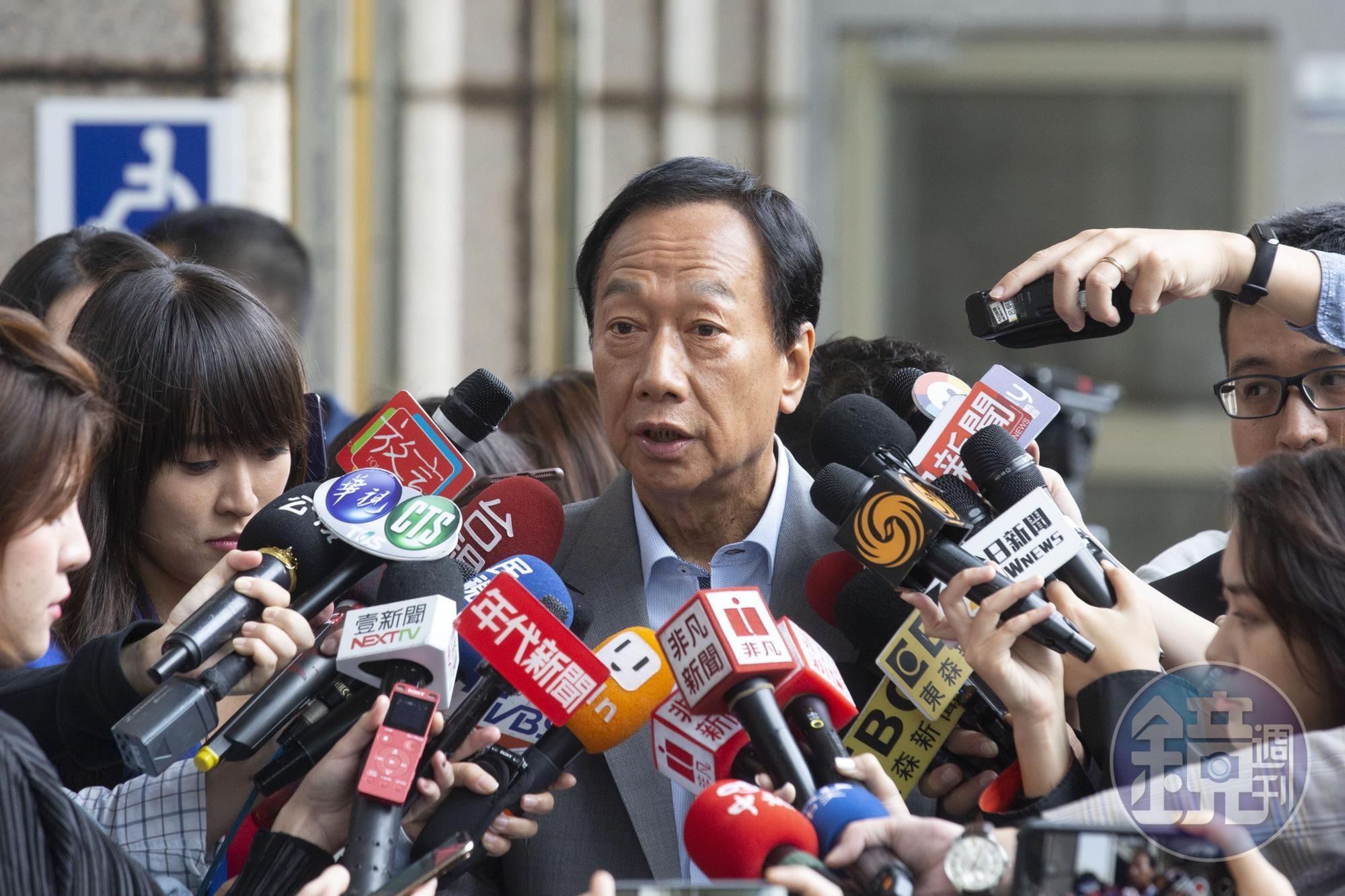 2020總統大選剩下60天，卻看不到藍綠兩黨有任何經濟政策的辯論，讓郭台銘相當擔心。本刊資料照