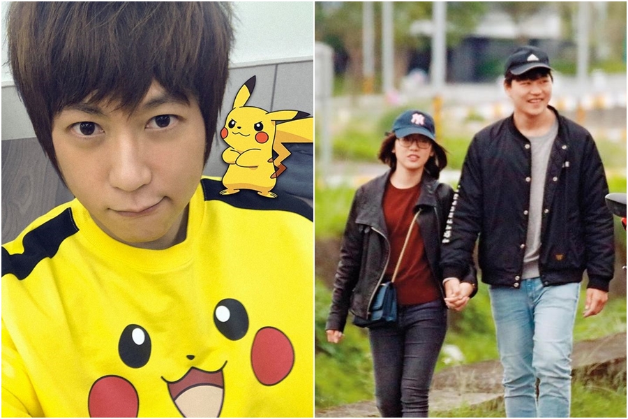 學姐被爆熱戀花美男，網友不解留言「臉好像比阿信還腫」，讓阿信躺著也中槍。（左圖取自五月天阿信臉書）