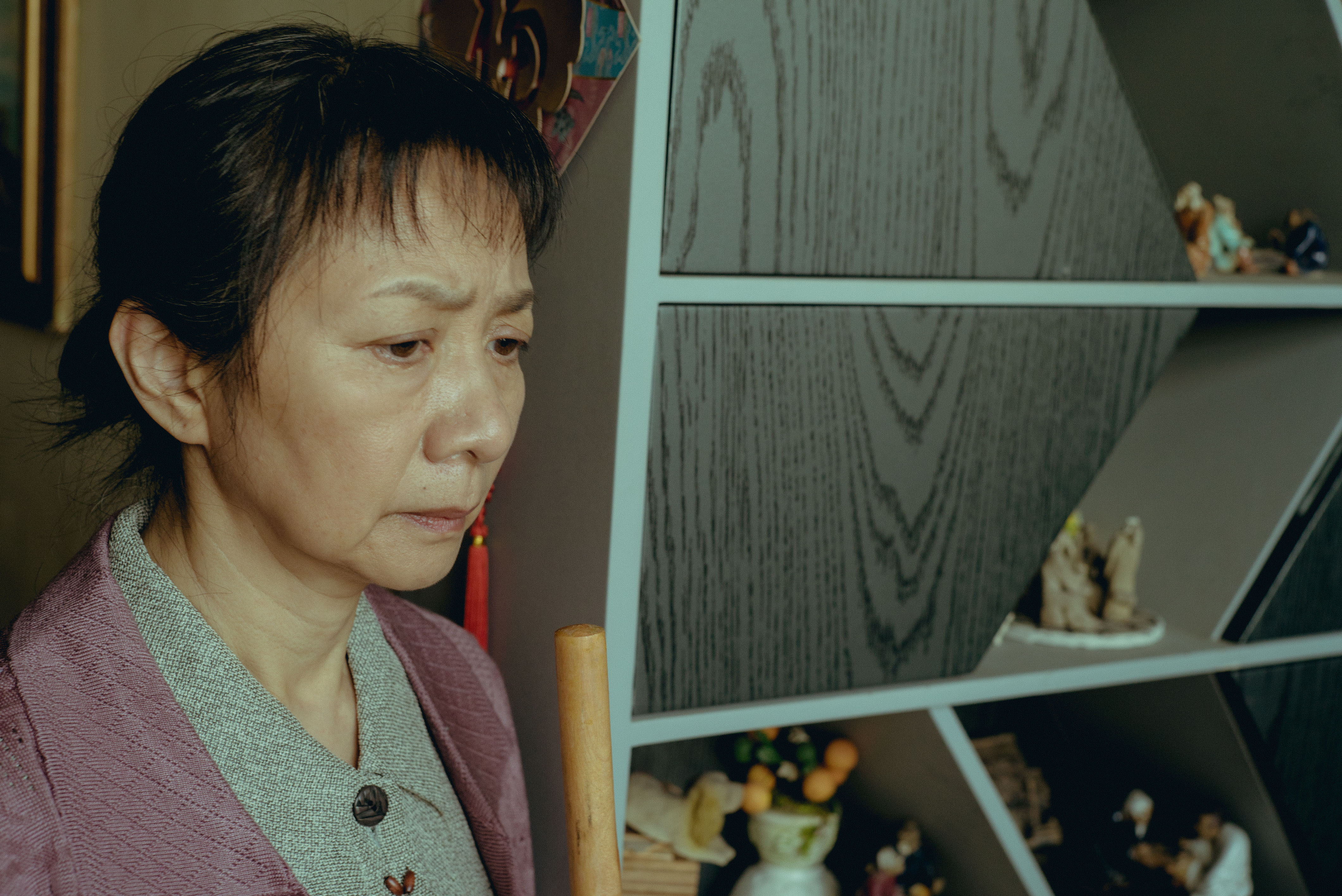 區嘉雯在《叔．叔》裡的戲分不算多，能入圍憑的是內斂的演技。（金馬獎執委會提供）