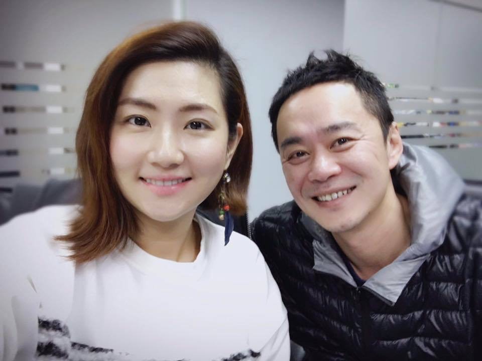 張承中（右）與Selina離婚後就桃花不斷。（翻攝自張承中臉書）