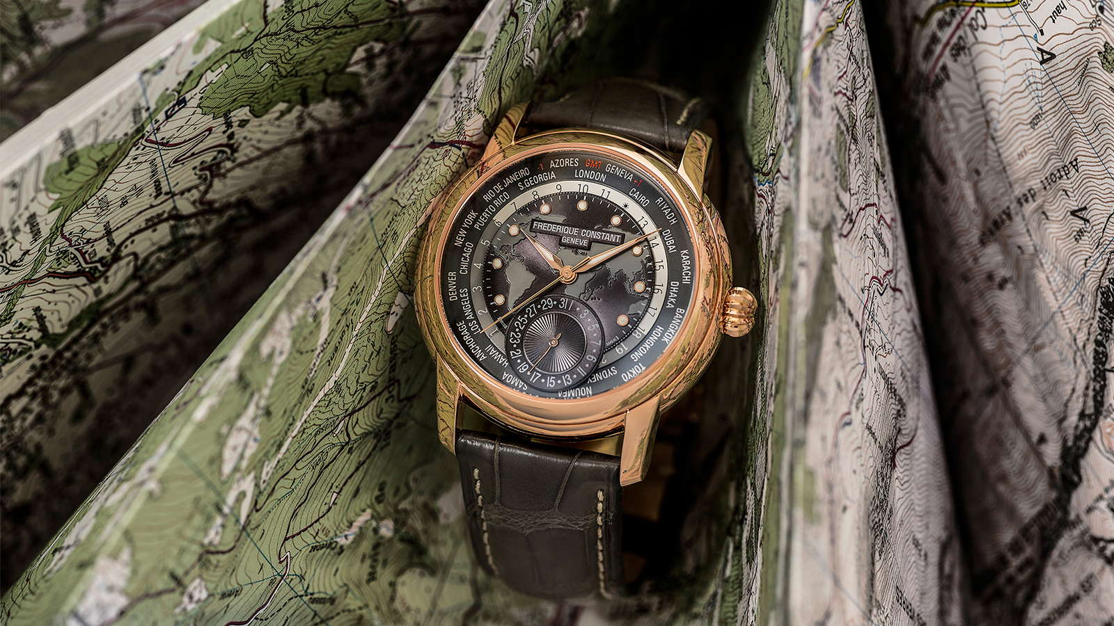 【新錶快訊】世界時區人氣款再推新色灰！康斯登Classic Worldtimer Manufacture腕錶