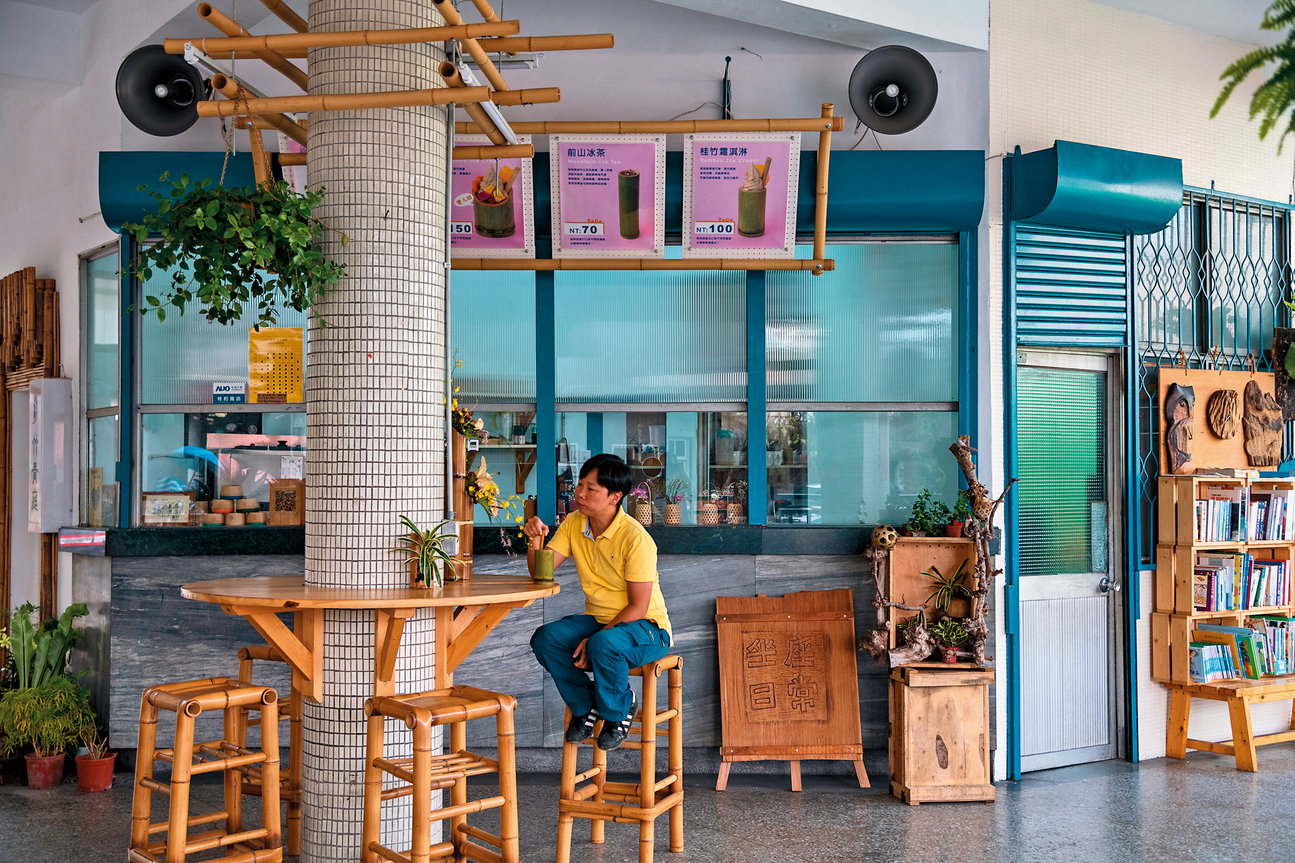 帶點復古味的「台西冰菓室」，每日只賣一種口味的霜淇淋。