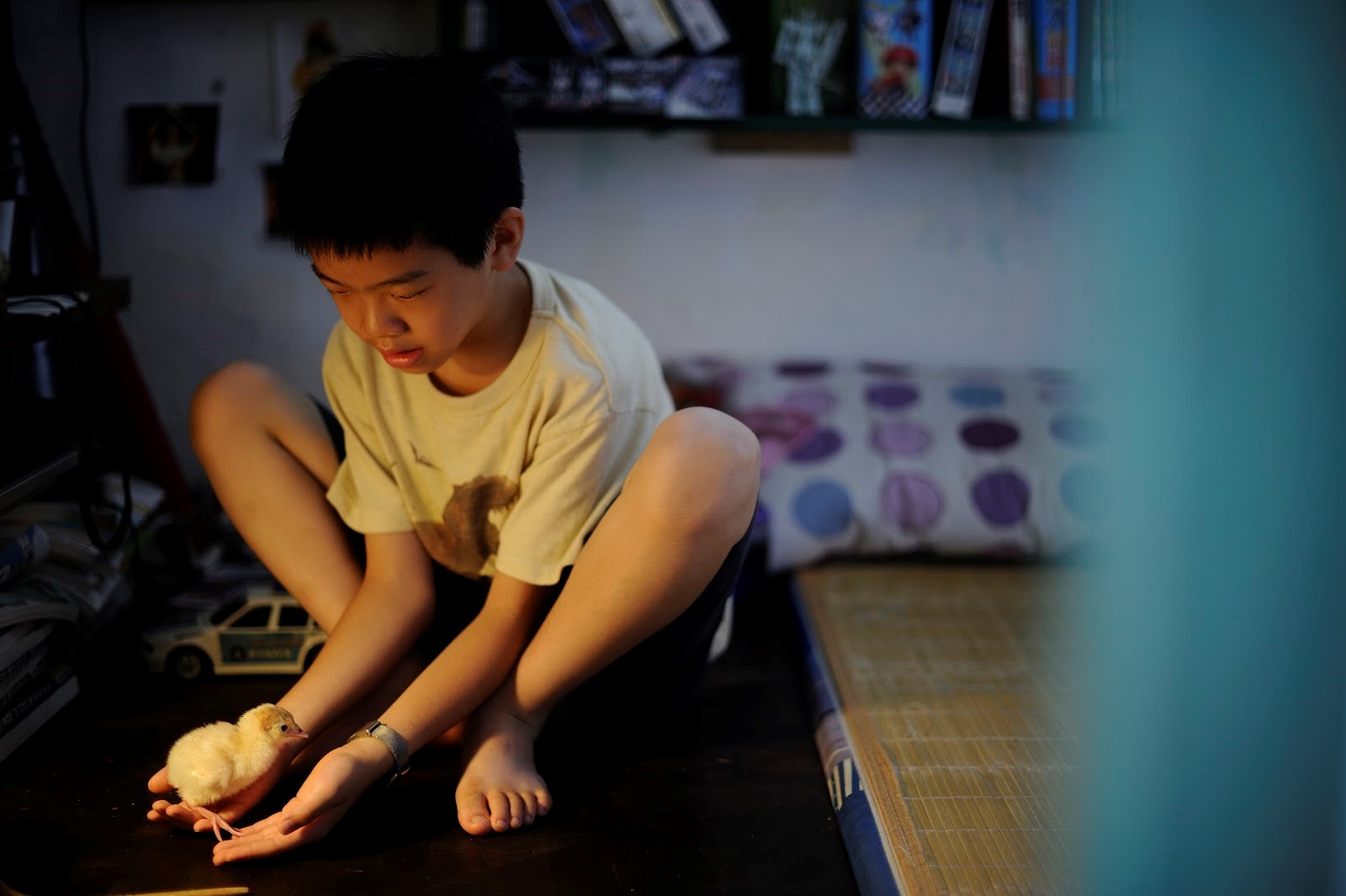 李英銓因張作驥新片《那個我最親愛的陌生人》入圍金馬獎最佳男配角。（張作驥電影工作室提供）