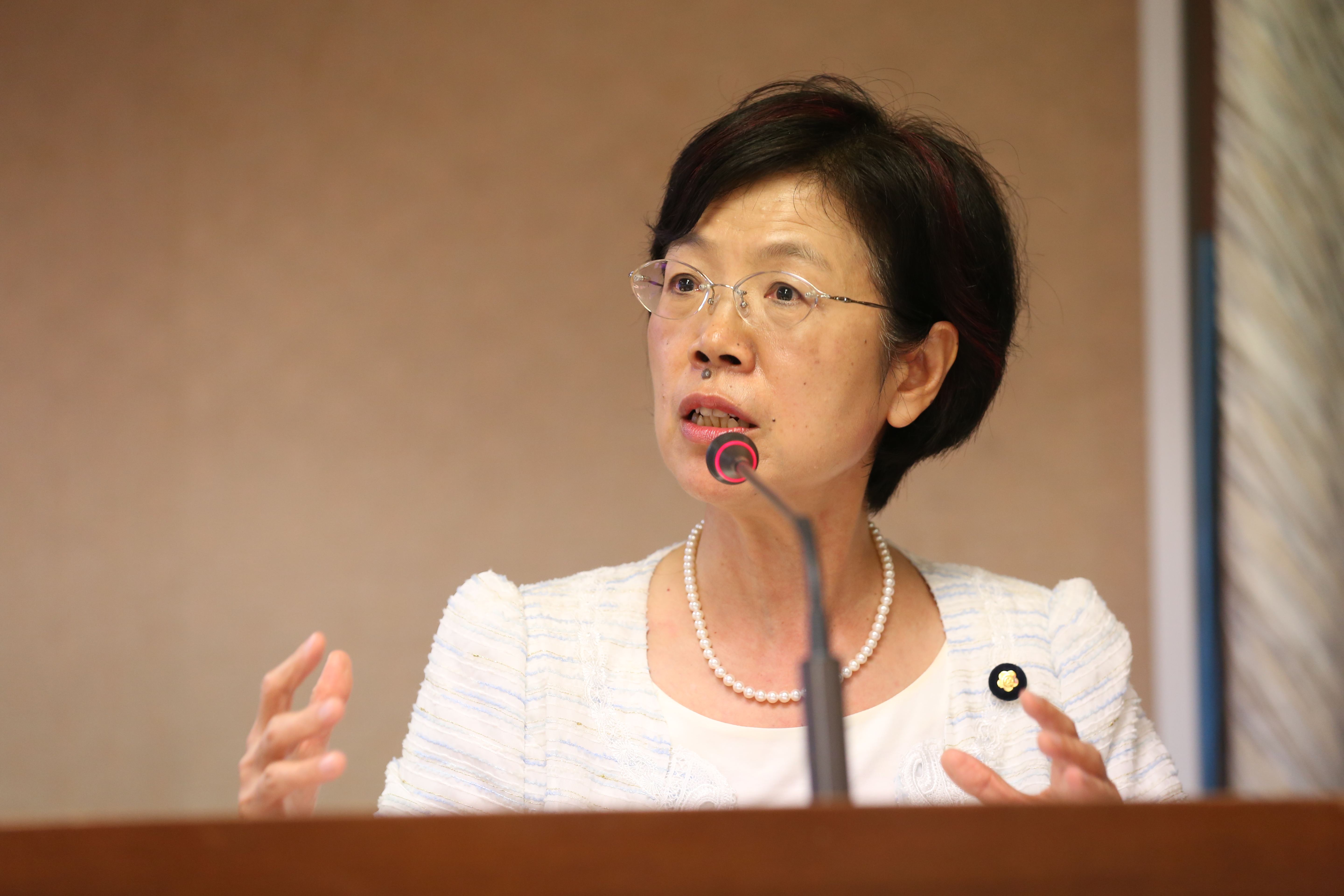 現任民進黨籍立委尤美女，並不在這次民進黨不分區名單中。