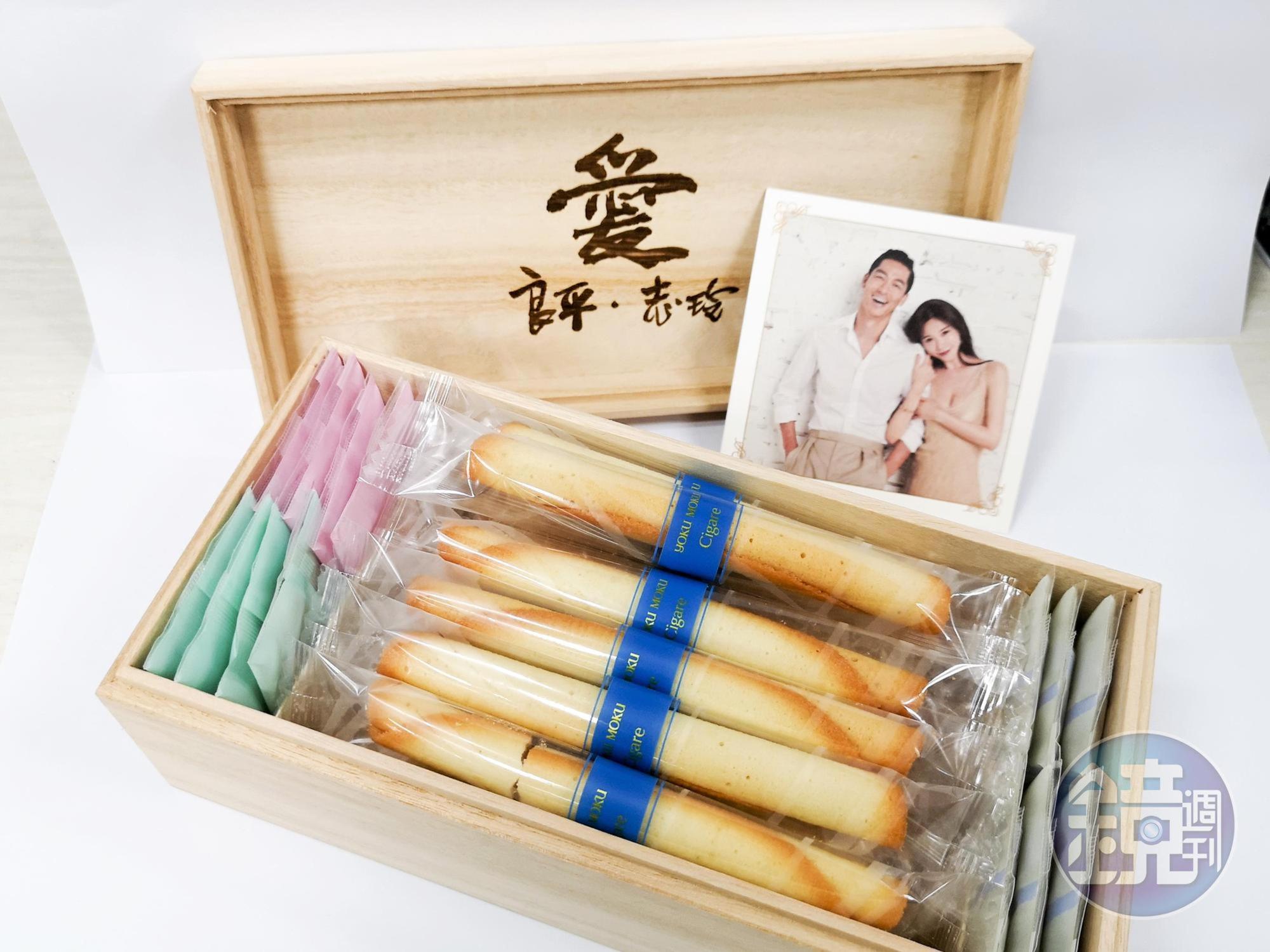 林志玲喜餅極具巧思，也讓人感受到滿滿的幸福滋味。