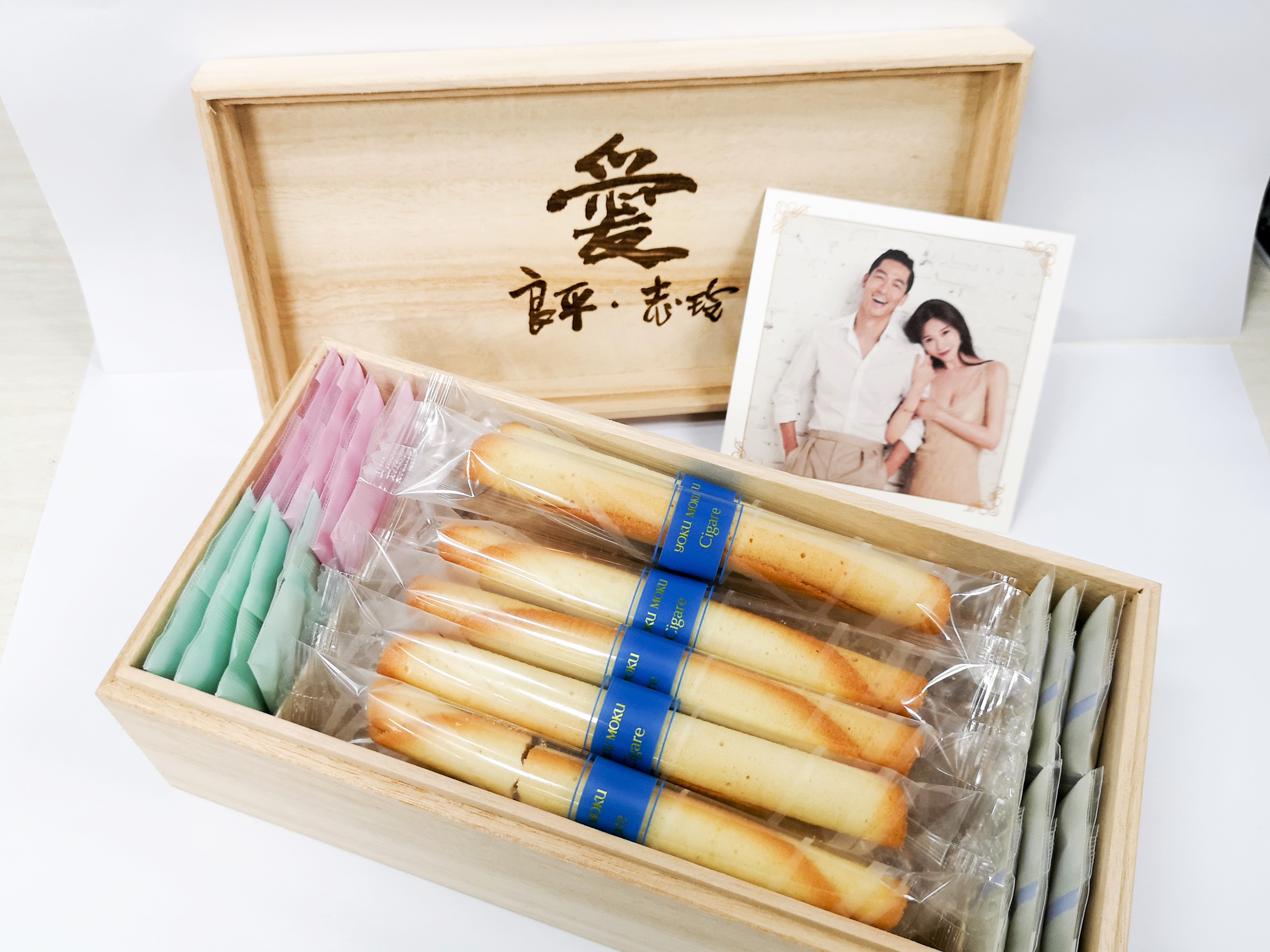 林志玲喜餅極具巧思,也讓人感受到滿滿的幸福滋味。
