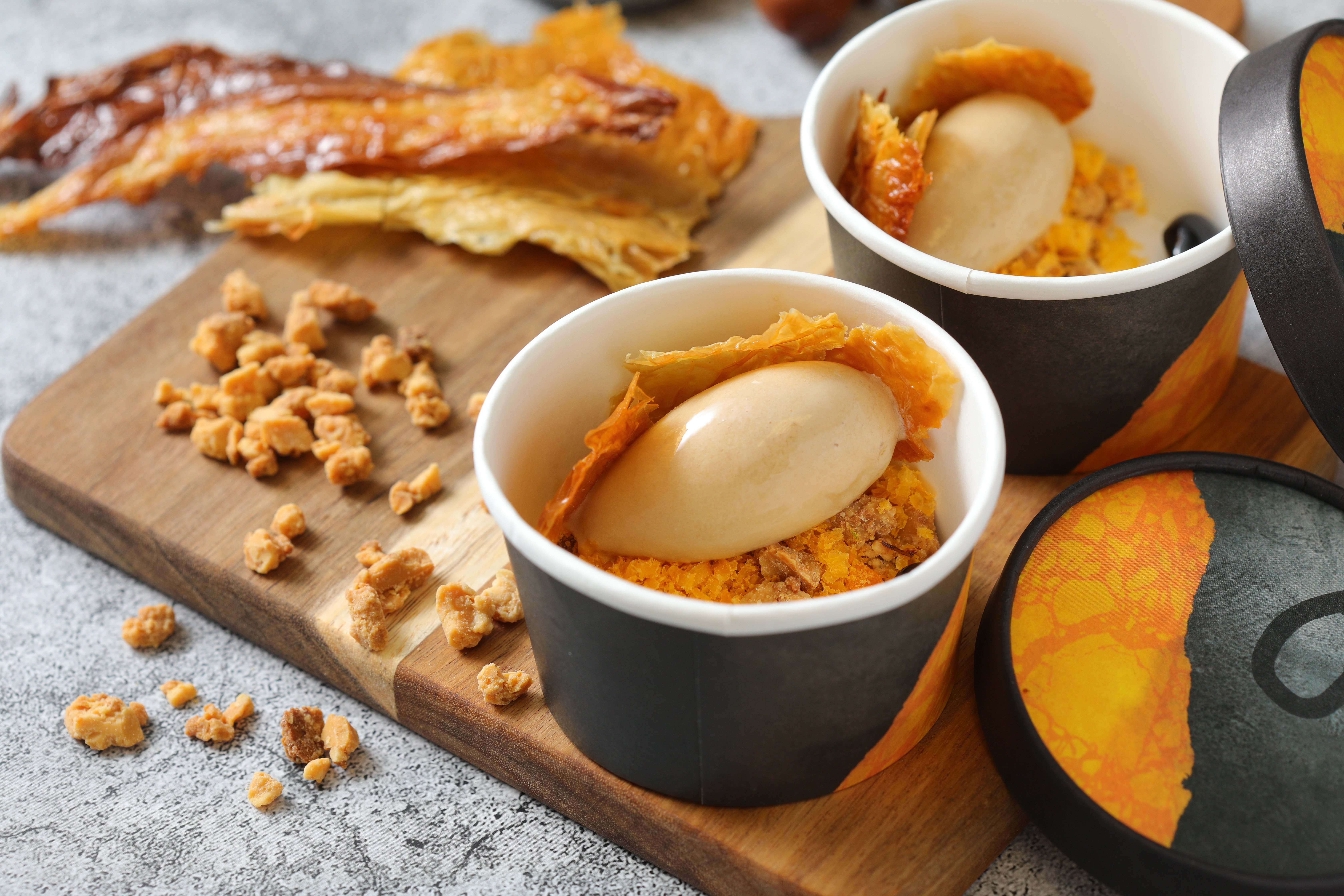 Arbor 的招牌料理「豆奶甜品」，這之也有來台，滋味鹹甘迷人，調味很亞洲。
