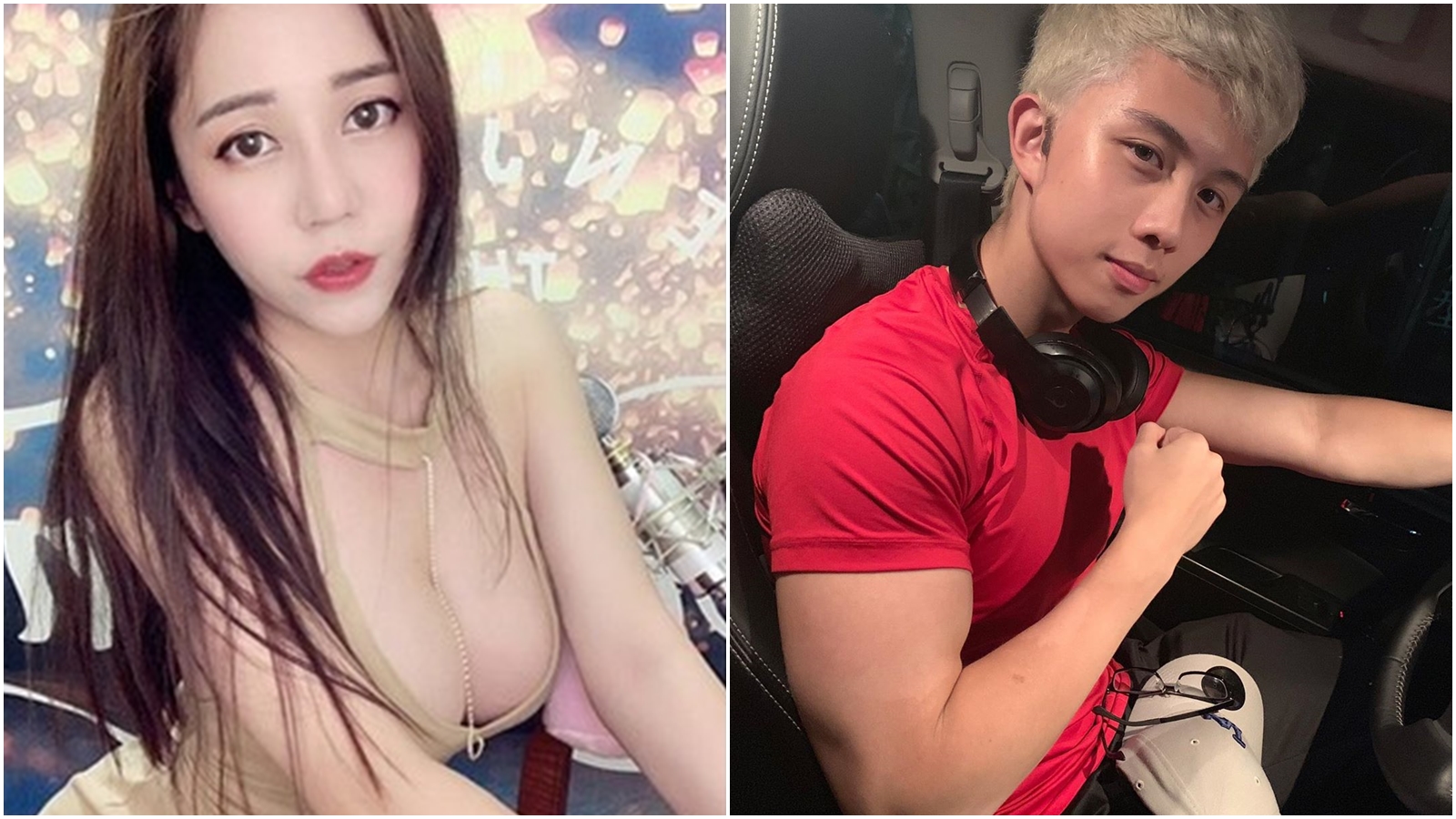 孫安佐現任女友阿乃，是身材驚人網紅，經常PO出性感照片。（合成圖，翻攝自孫安佐、阿乃IG）