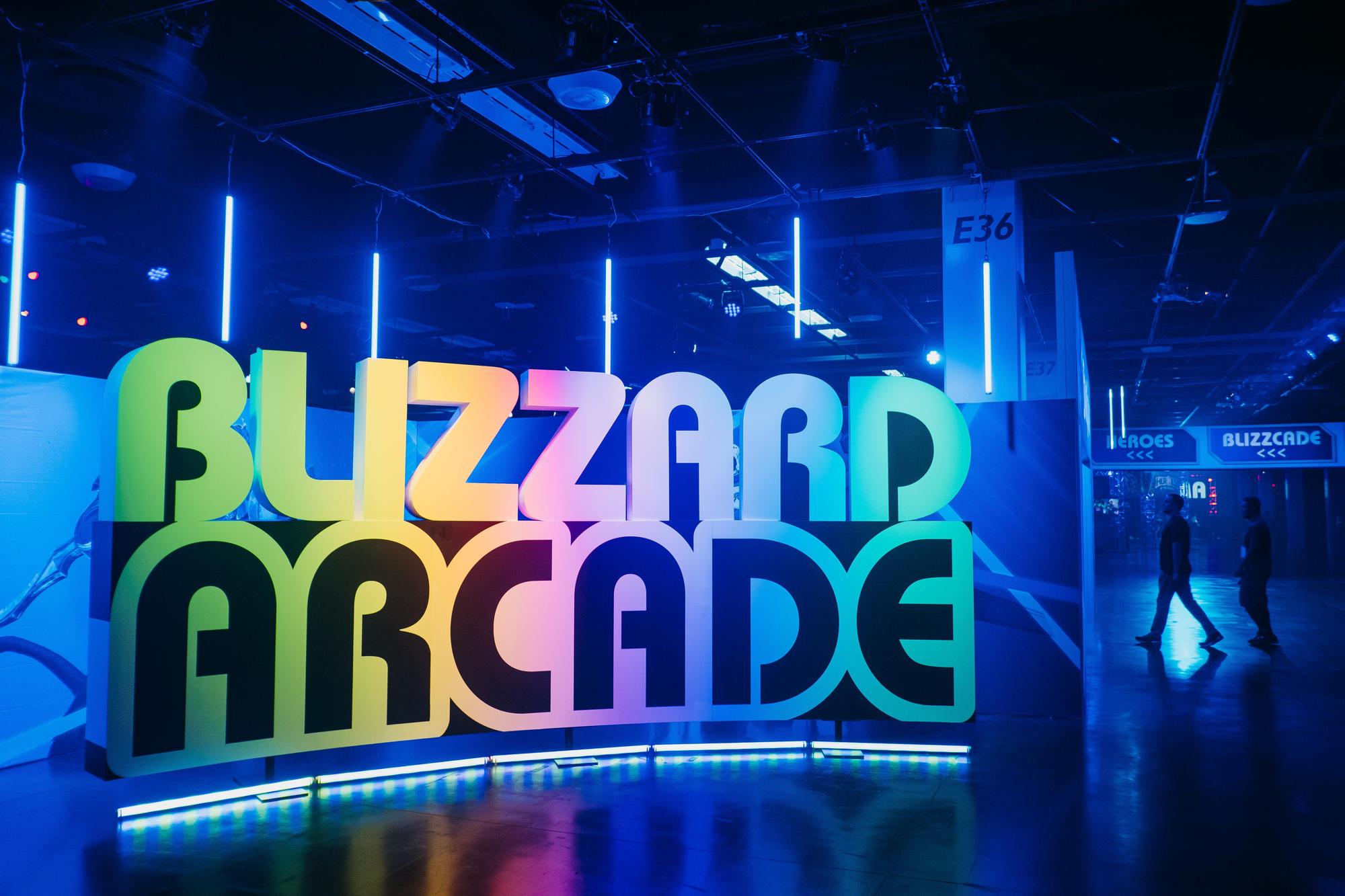 今年BlizzCon特闢「Blizzard Arcade」專區,提供早期經典遊戲讓玩家遊玩。(暴雪娛樂提供)
