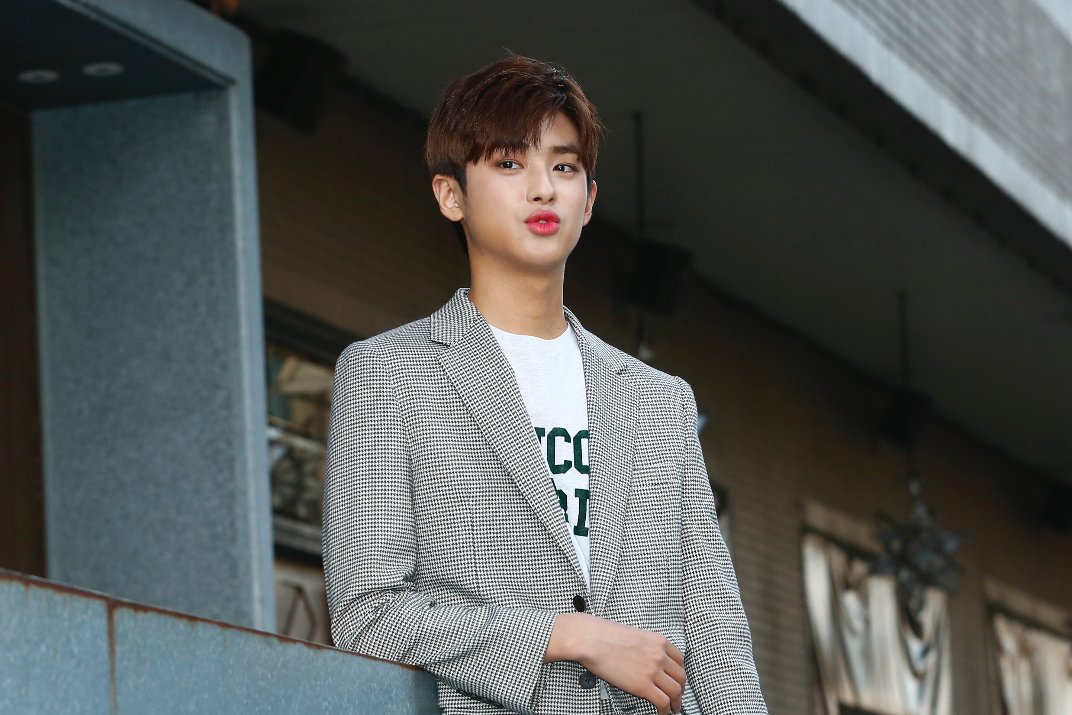 「臉蛋天才」金旻奎今年才19歲，第一次在台舉辦粉絲見面會。