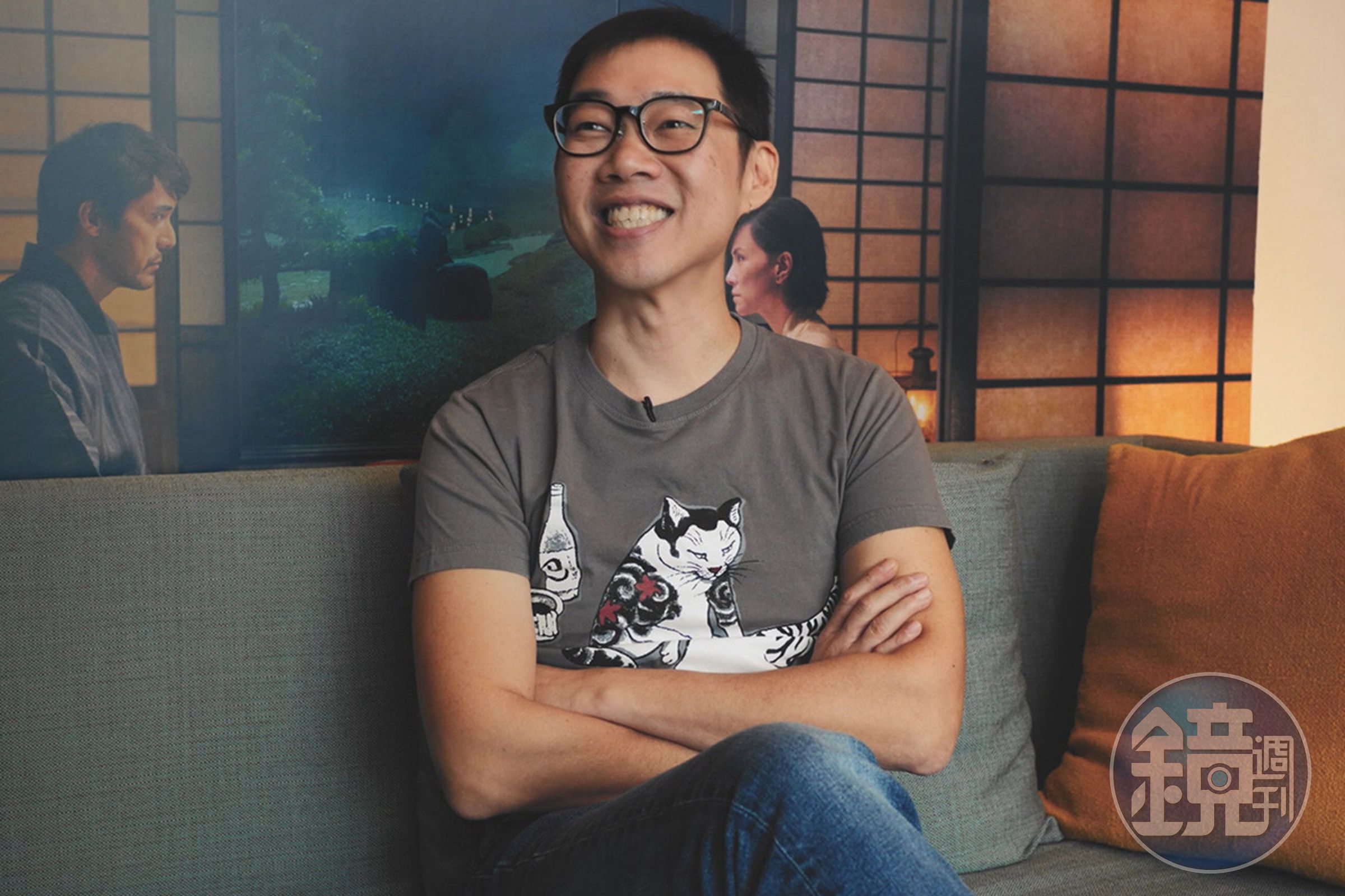 導演林書宇自曝私下很不正經，加碼放閃說自己沒工作時最愛陪老婆。（friDay提供）