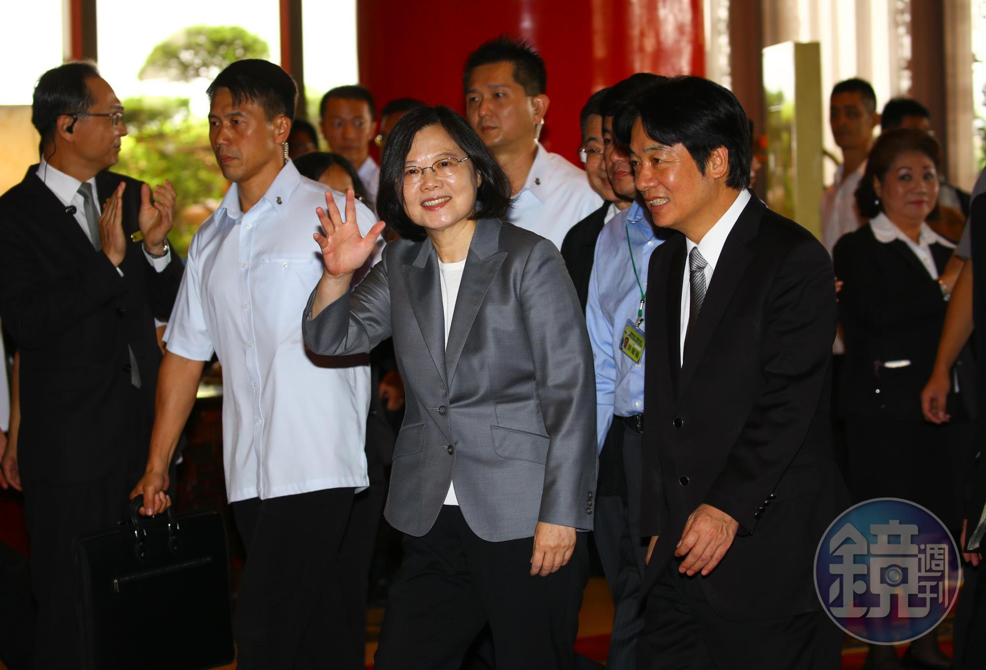 民進黨最強組合「蔡賴配」將正式登場，確定由前行政院長賴清德出任現任總統蔡英文副手，本刊資料照