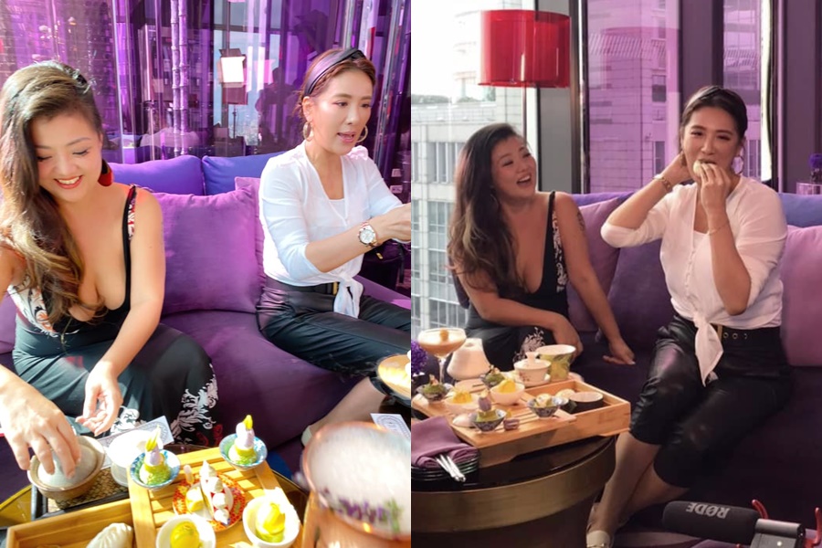 小禎和姐妹們即將籌辦演唱會，花絮照片中意外發現Ruby身材傲人。（翻攝小禎臉書）